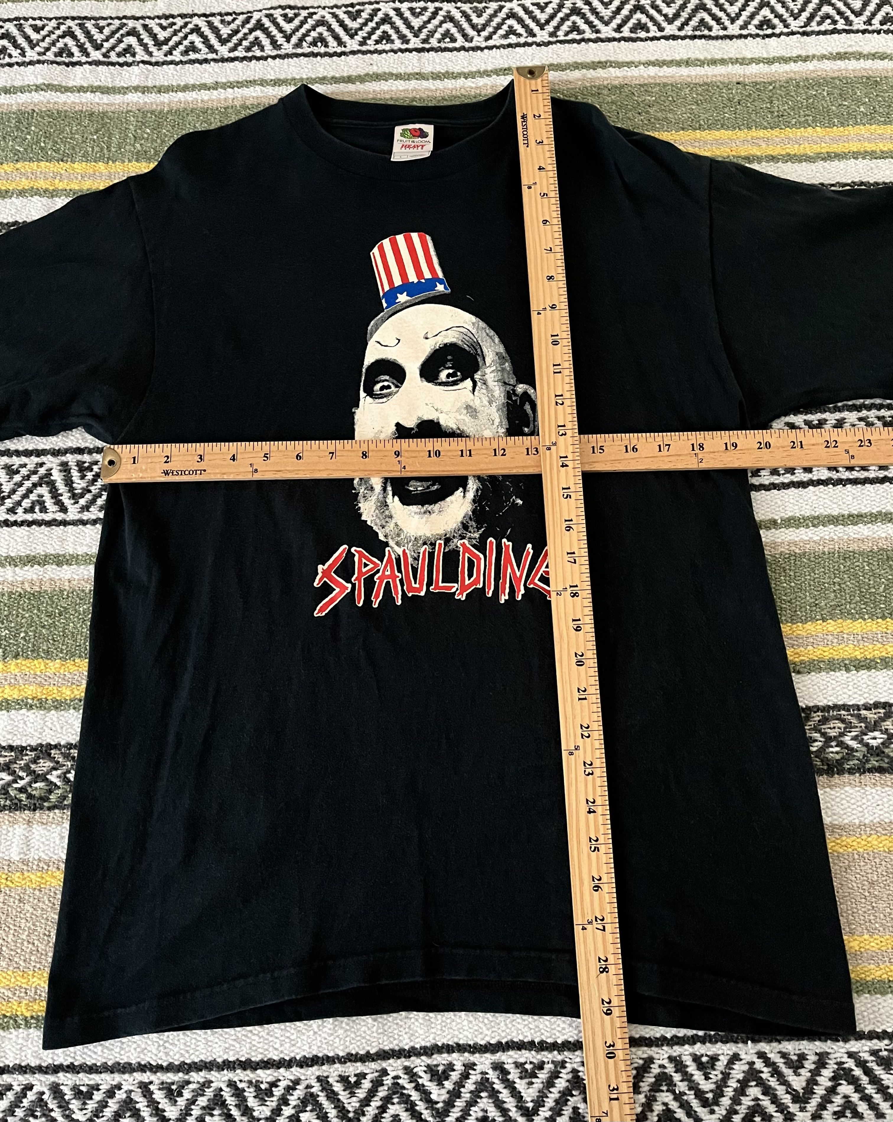Expert Horror × Fruit Of The Loom House of 1000 Corpses CAPTAIN SPAULDING Horror Movie Tee Size US L / EU 52-54 / 3 - 6 Thumbnail