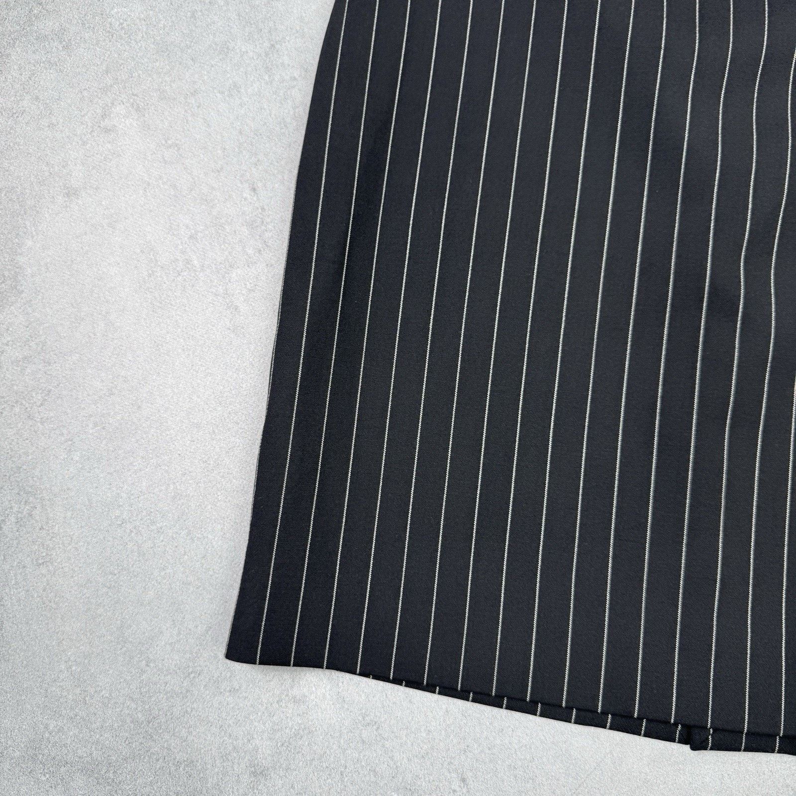 Balenciaga Balenciaga New Midi Striped Skirt Black Size 40 Size 28" / US 6 / IT 42 - 6 Thumbnail