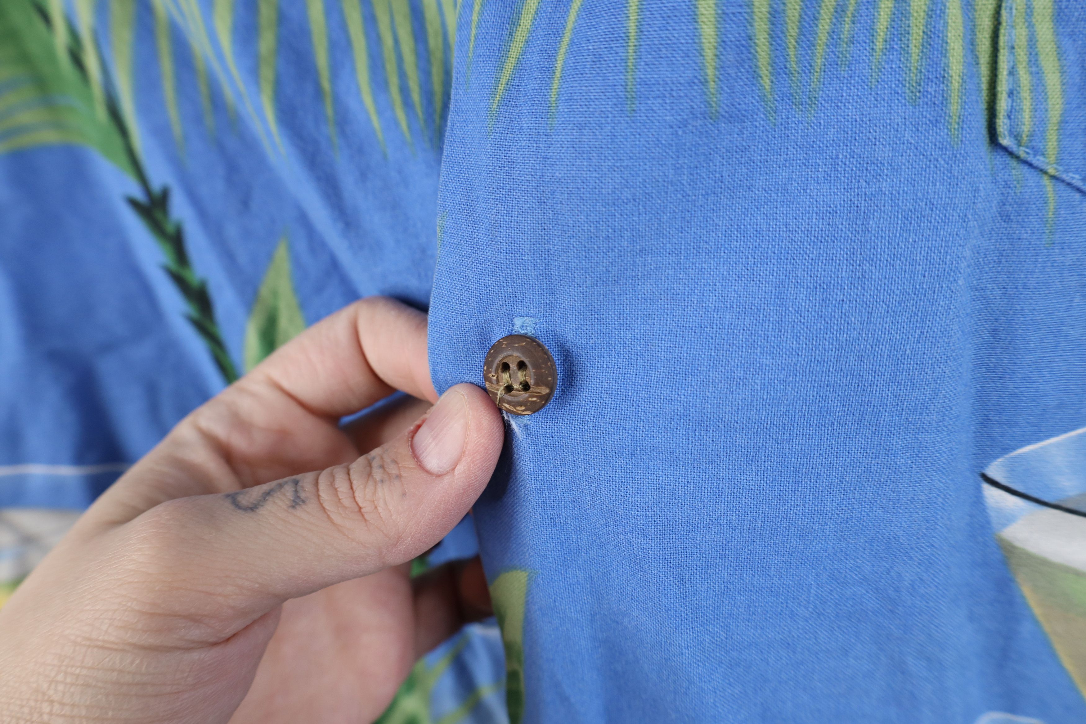 Vintage Vintage 90s Rockabilly Flower Camp Collar Hawaiian Shirt USA Size US XL / EU 56 / 4 - 8 Thumbnail