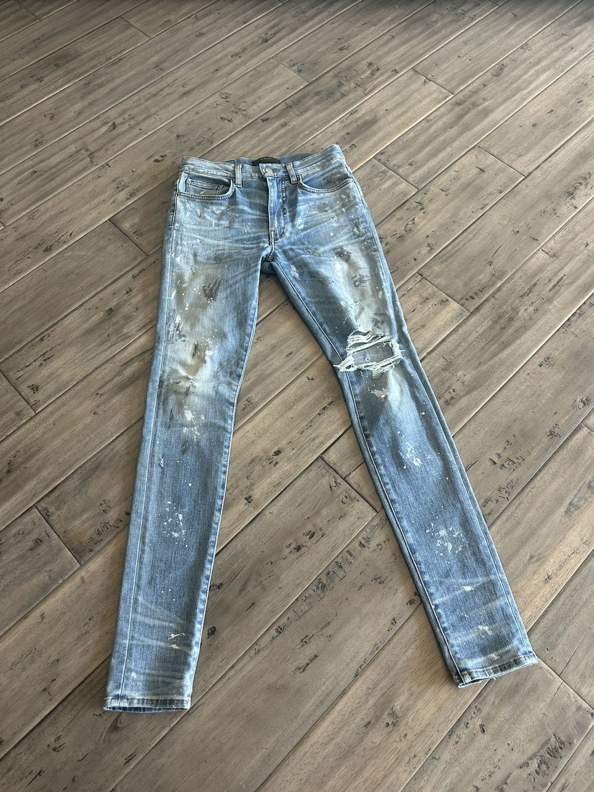 Amiri Amiri paint splatter skinny jeans Size US 31 - 3 Thumbnail
