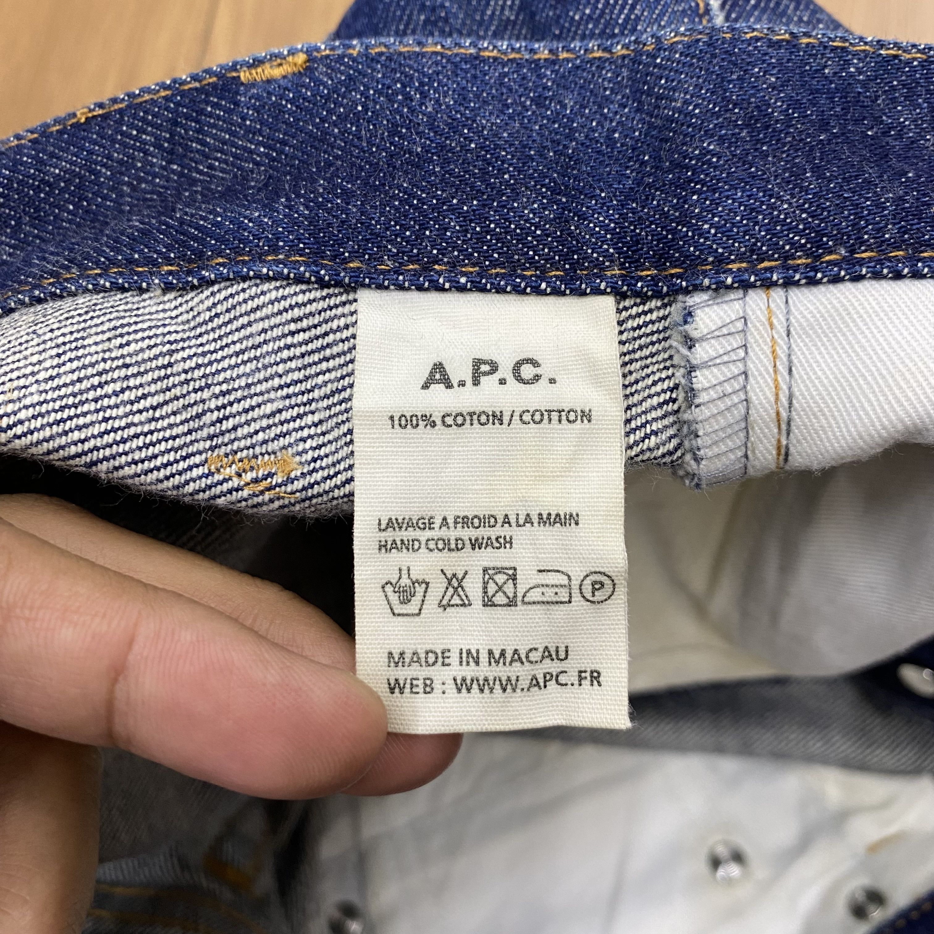 A.P.C. A.P.C.Selvedge Jeans Denim CD150 Size US 30 / EU 46 - 8 Thumbnail
