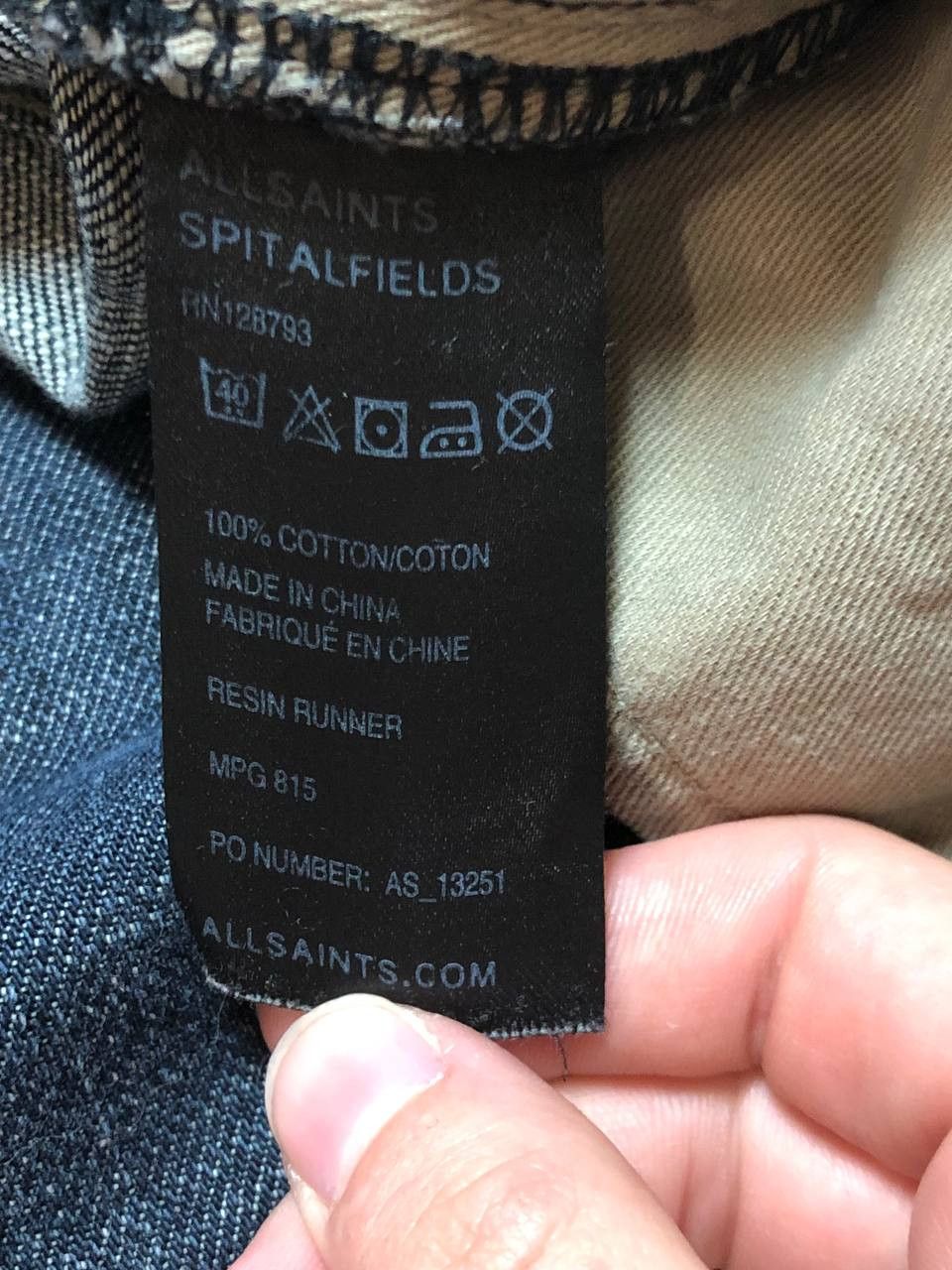 Allsaints Allsaints Denim Jeans Size US 32 / EU 48 - 2 Thumbnail