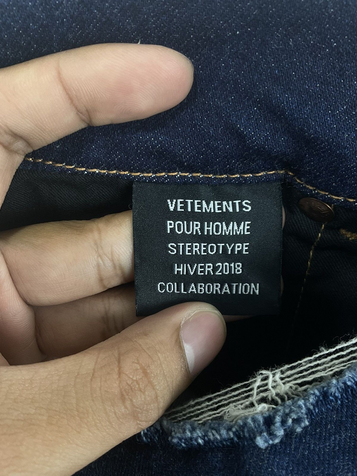 Levi's × Vetements Vetements x Levis Studio Sample Denim Pants Size US 28 / EU 44 - 10 Thumbnail