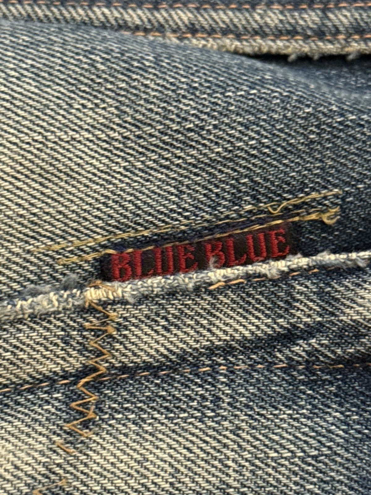 Japanese Brand Blue Blue Japan Indigo Wash Selvedge Redline Jeans Size US 28 / EU 44 - 18 Thumbnail