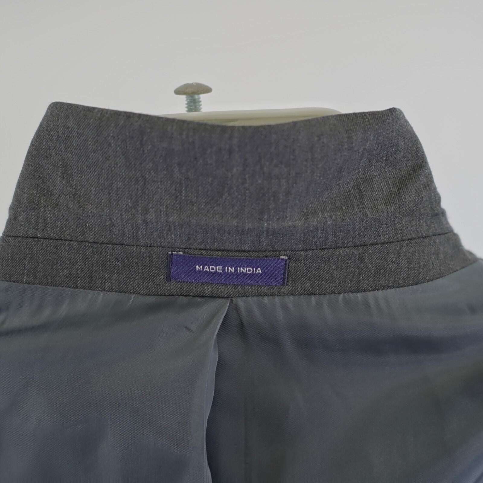 Stafford Stafford Wool Blend Classic Fit Gray Travel Suit Jacket 44L Size 44L - 12 Thumbnail