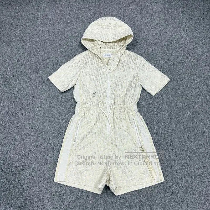Dior Dior White Cotton Women's Dress Size S . Size S / US 4 / IT 40 - 1 Thumbnail