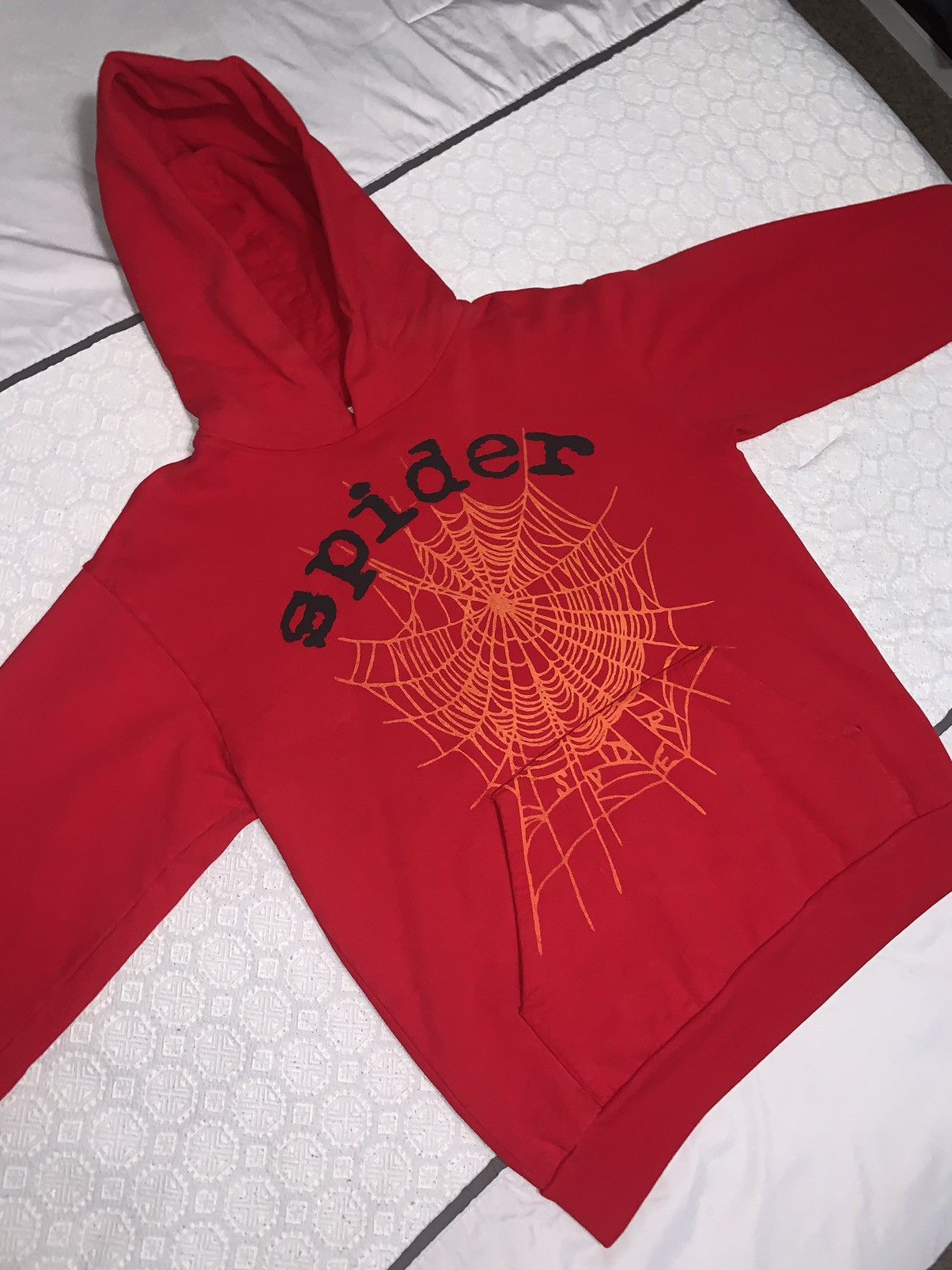 Spider Worldwide × Young Thug Young Thug Red Spider Hoodie | Grailed