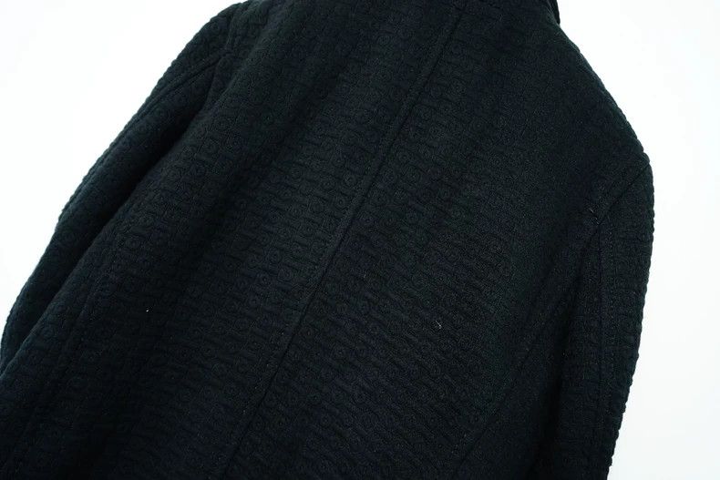 Comme des Garcons Comme des Garcons Waffle check double-breasted coat Size S / US 4 / IT 40 - 6 Thumbnail