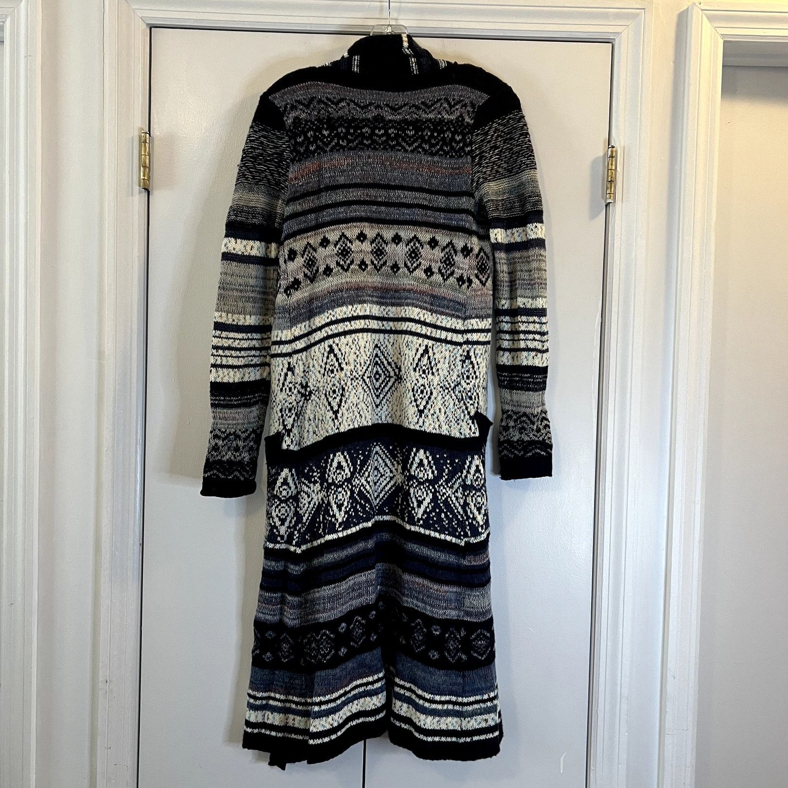 Free People Free People Women's Fair Isle Waterfall Duster Cardigan Size S / US 4 / IT 40 - 8 Thumbnail