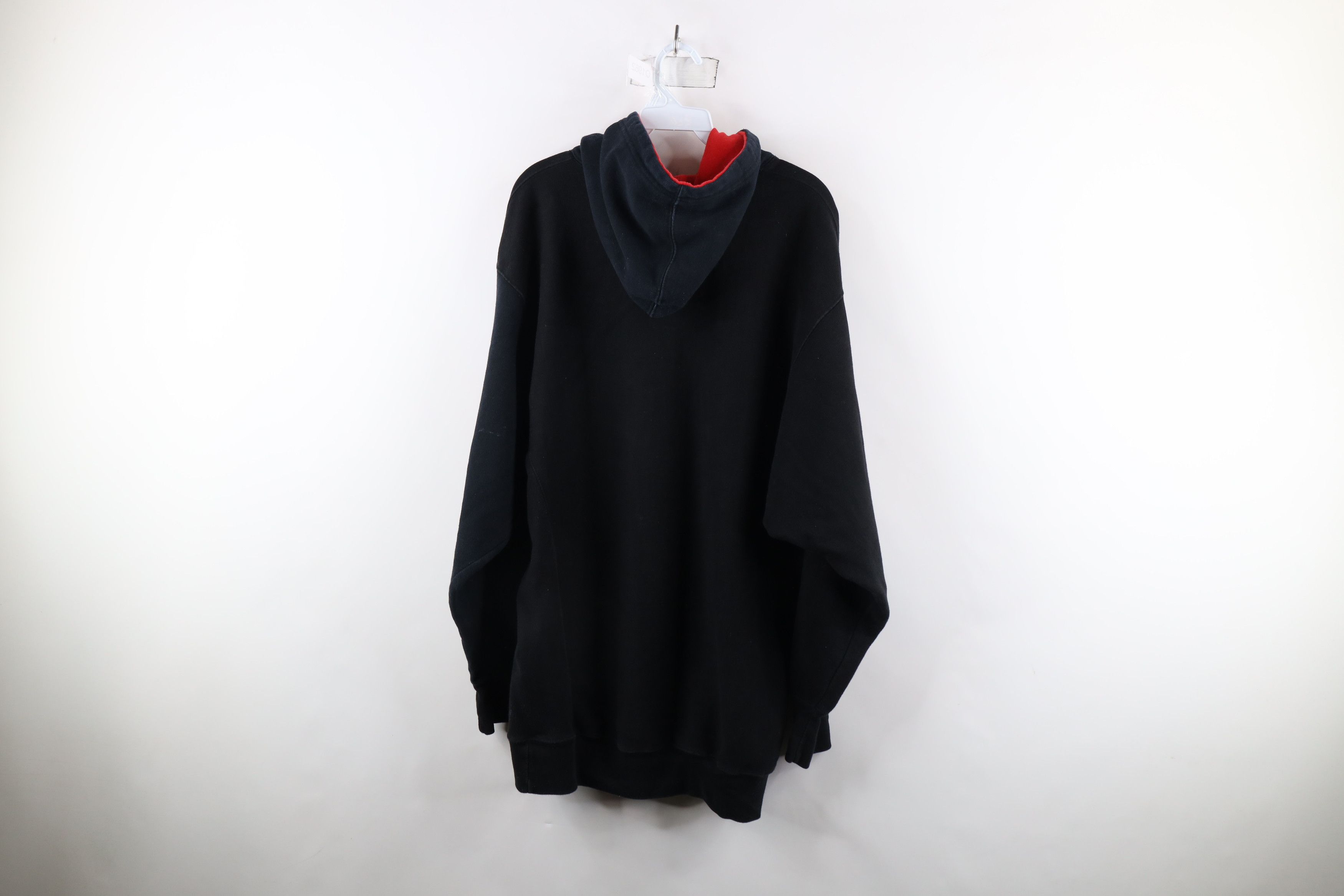 Vintage Vintage 90s Streetwear Out Canada Heavyweight Hoodie Black Size US XL / EU 56 / 4 - 11 Thumbnail