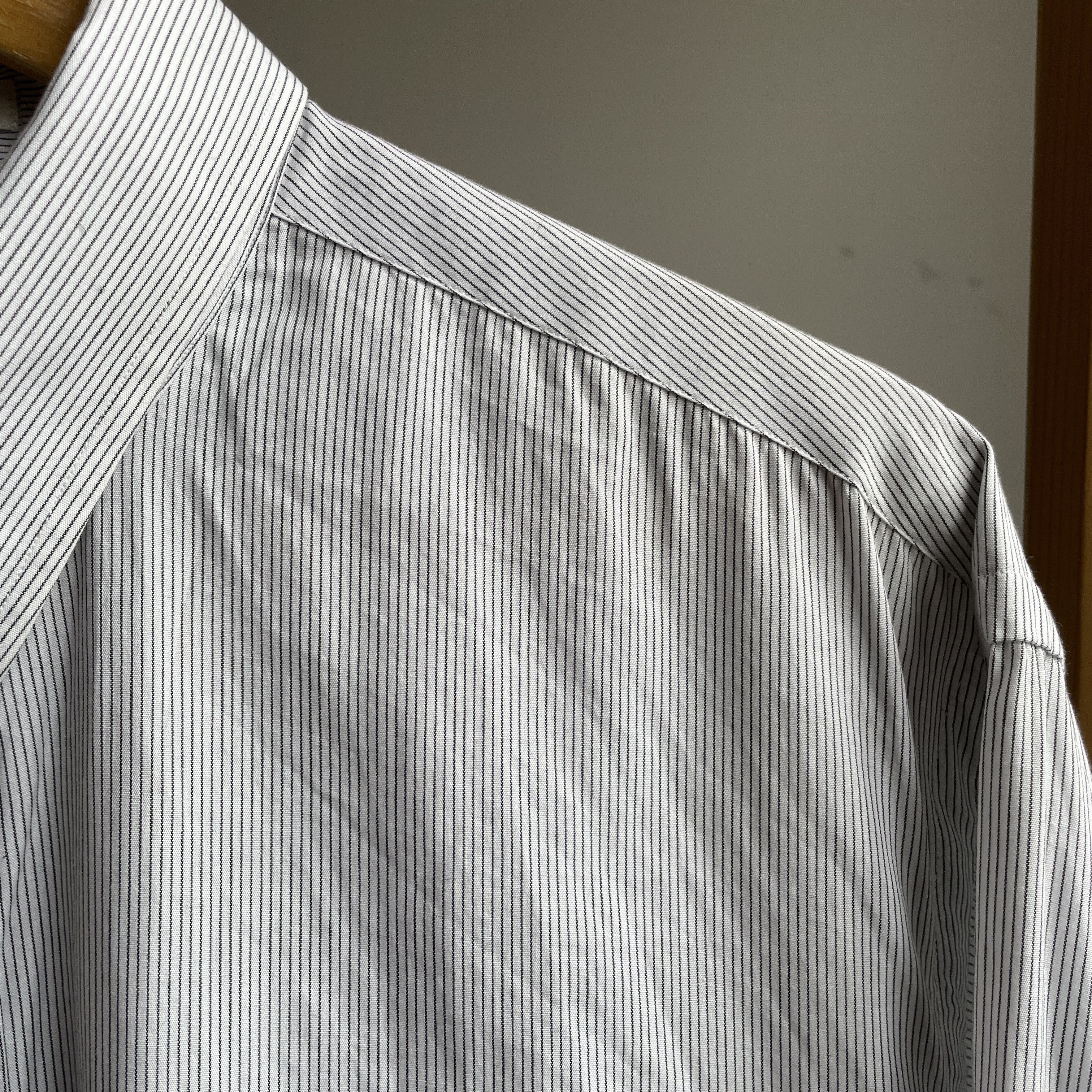 Paul Fredrick Paul Fredrick Made in USA Striped Dress Shirt Size 35 Size 54R - 5 Thumbnail