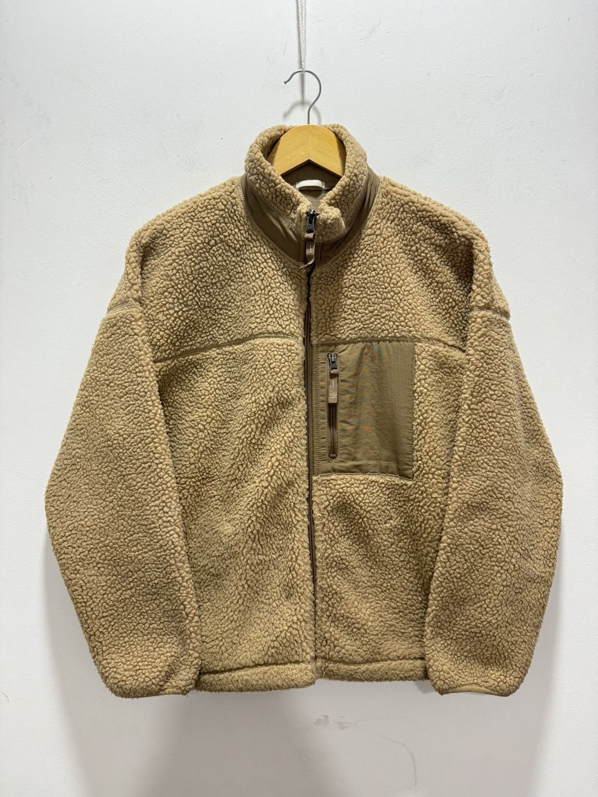 GU × Japanese Brand × Vintage 💥BOXY💥JAPANESE DESIGN GU SHERPA ZIP UP JACKET Size US L / EU 52-54 / 3 - 1 Thumbnail