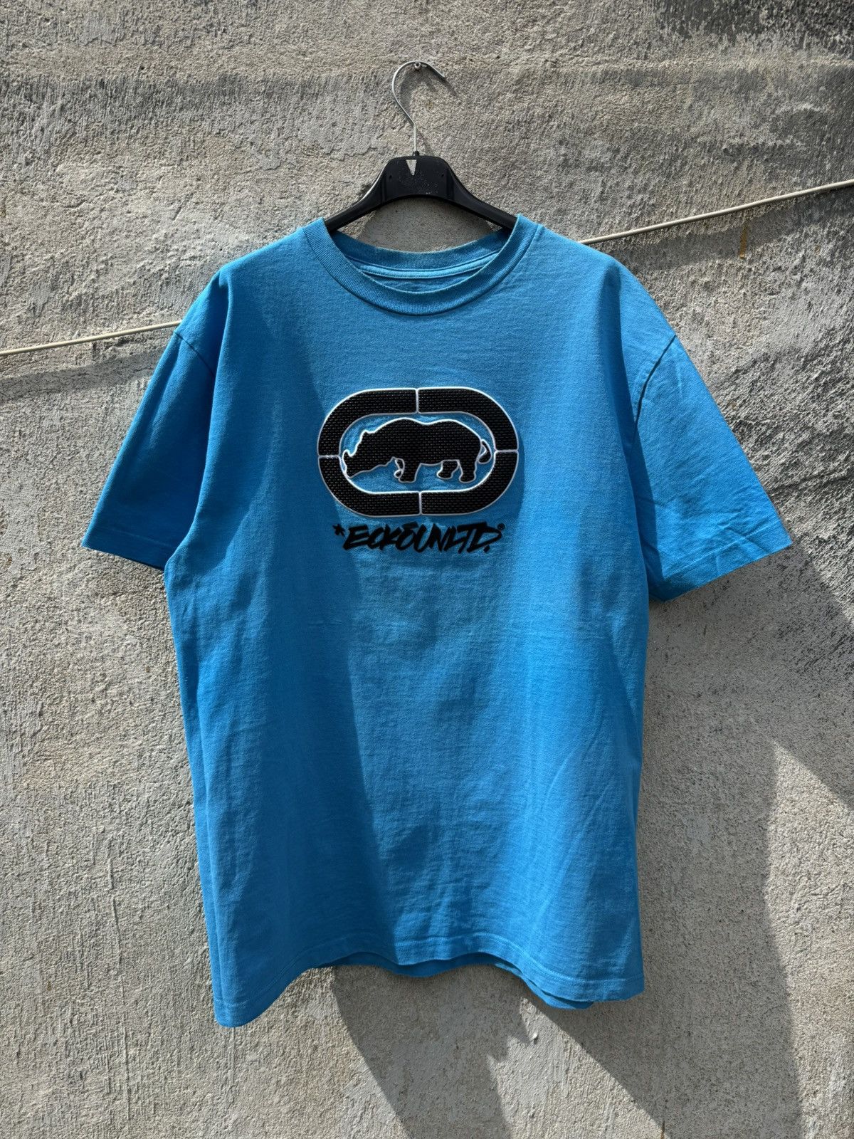 Ecko Unltd. ECKO UNLTD. BLUE LOGO TEE Y2K SWAG RAP HIP-HOP JNCO 