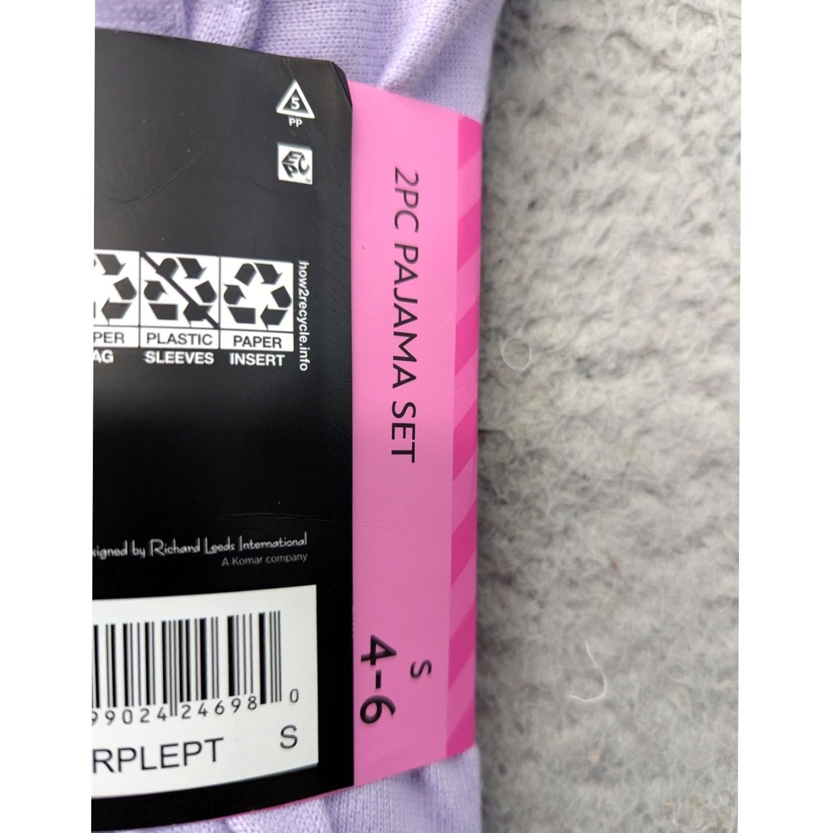 Vintage Hello Kitty Womens 2PC Pajama Set Purple Long Sleeve Joggers Small 4-6 NEW Size S / US 4 / IT 40 - 7 Thumbnail