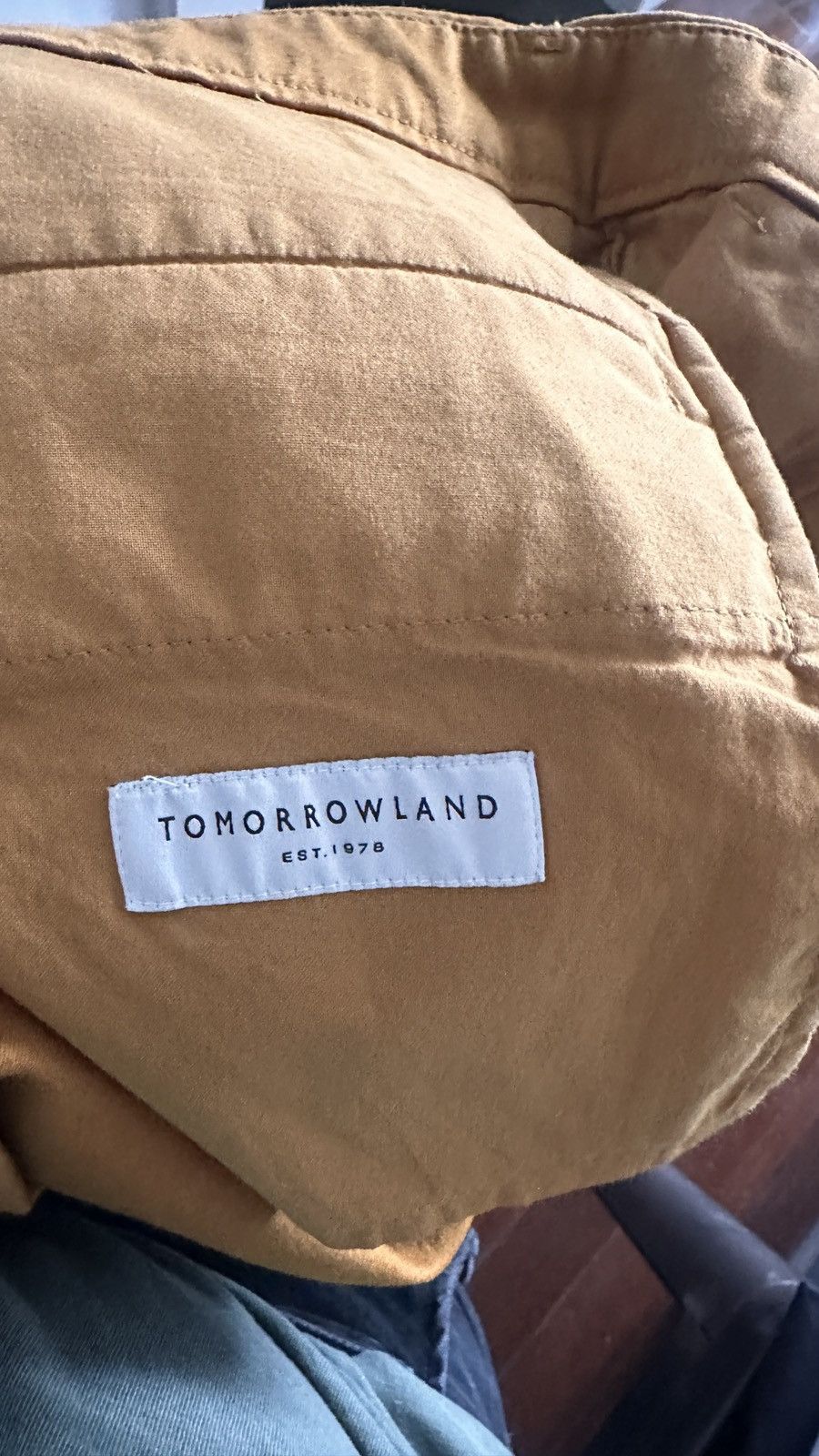 Tomorrowland Tomorrowland Burnt Orange Dbl Pleat Ctn Trouser Size Small Size US 30 / EU 46 - 3 Thumbnail