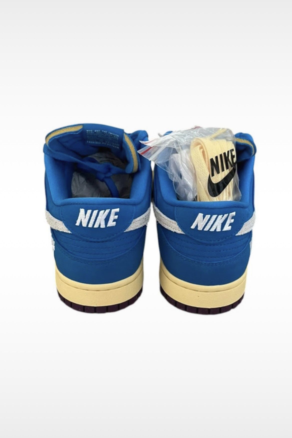 Nike × Undefeated Nike Dunk Low Undefeated 5 On It Dunk vs. AF1 10.5 Size US 10.5 / EU 43-44 - 7 Thumbnail
