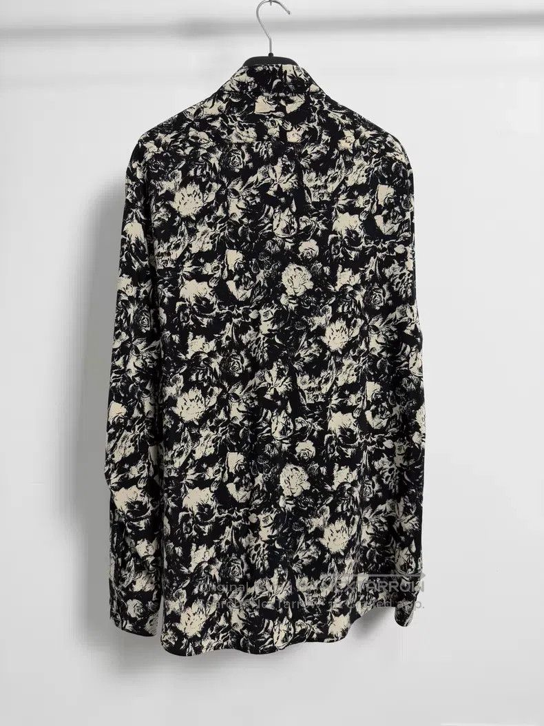 Saint Laurent Paris Saint Laurent Paris Silk French Rose Shirt Size US M / EU 48-50 / 2 - 2 Thumbnail