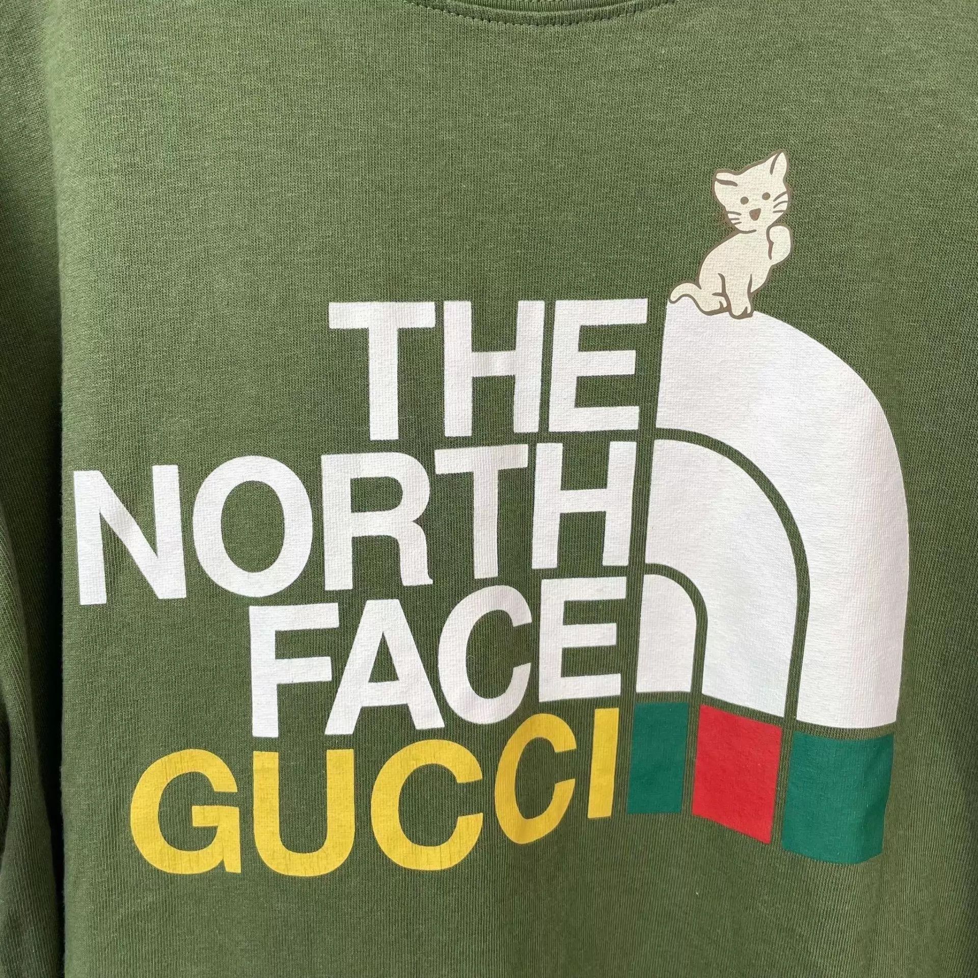 Gucci Gucci x The North Face short-sleeve tee green M Size US M / EU 48-50 / 2 - 3 Thumbnail