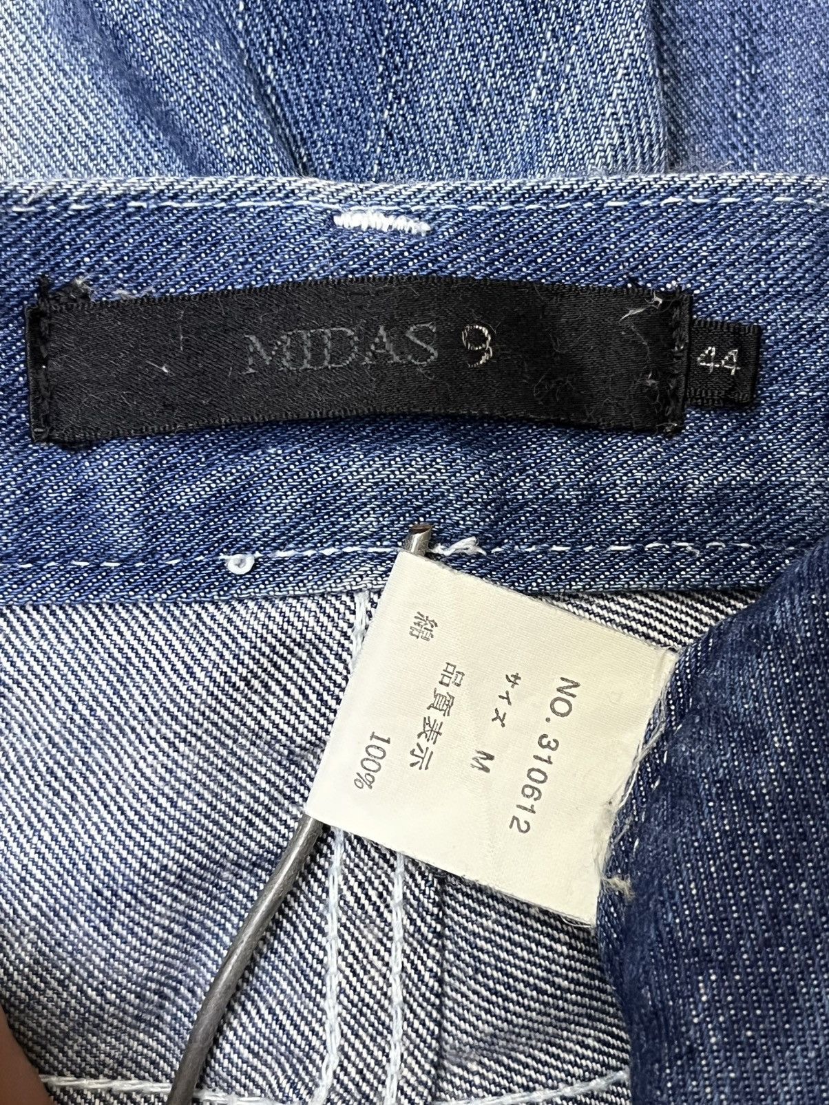 If Six Was Nine Vintage japanese jeans MIDAS 9 distressed flared punk jeans Size US 30 / EU 46 - 20 Thumbnail