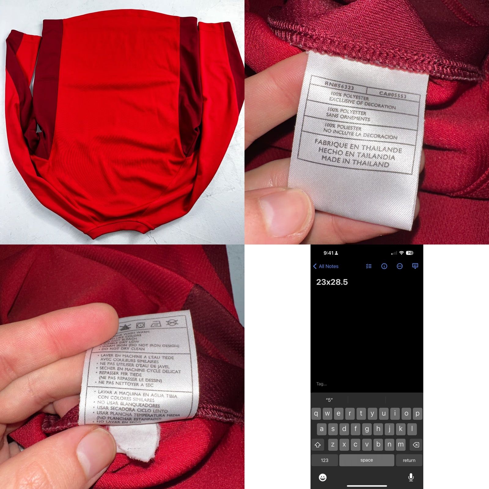 Nike VINTAGE Nike Jersey T-Shirt Long Sleeve Center Swoosh Red 2000s Men L Sports Shirt Mens Red Nike Jersey 2000s Size US L / EU 52-54 / 3 - 8 Thumbnail
