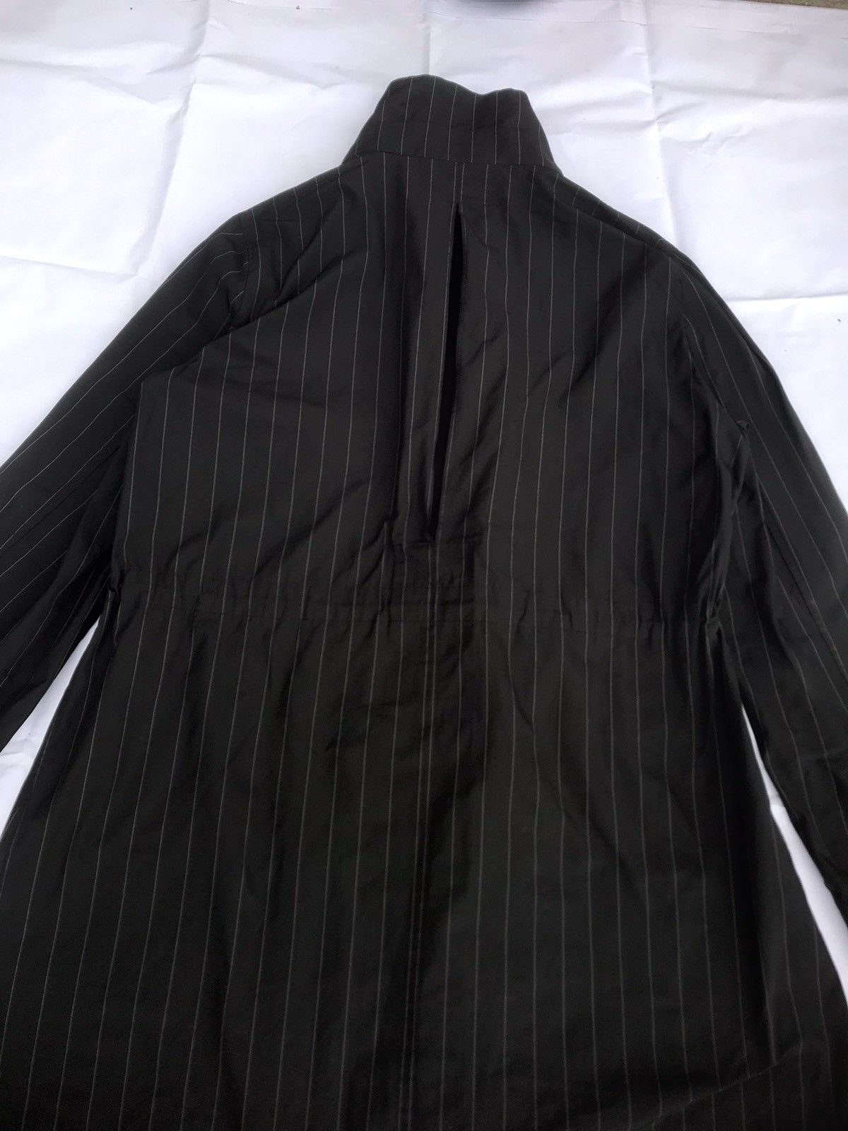 Comme Ca Ism × Designer × Japanese Brand Comme Ca Du Mode Japan Pinstripe Fleece Lined Zipper Coat Size M / US 6-8 / IT 42-44 - 5 Thumbnail