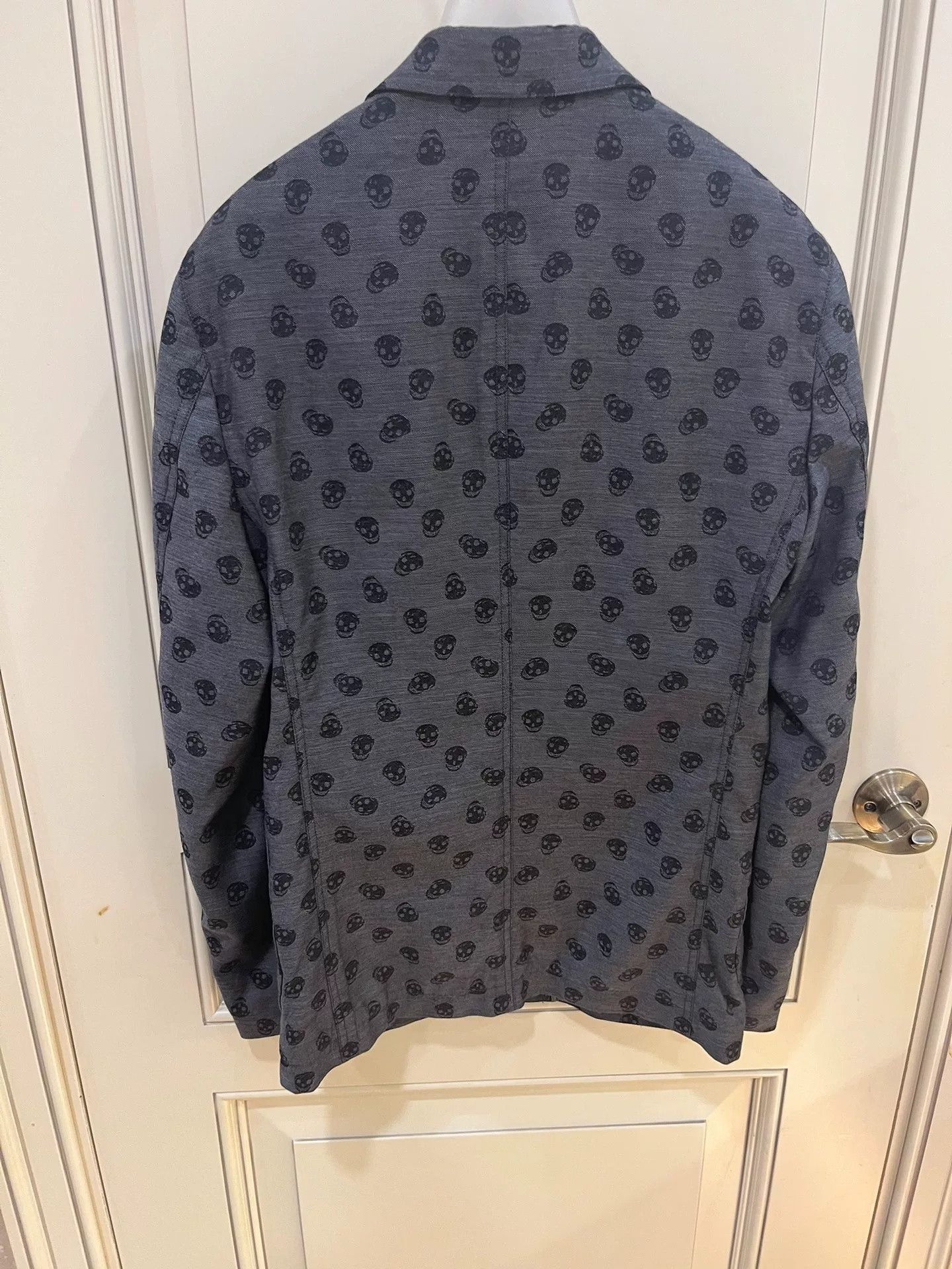 Alexander McQueen Alexander McQueen Gray Skull Wool Blazer Size US S / EU 44-46 / 1 - 8 Thumbnail