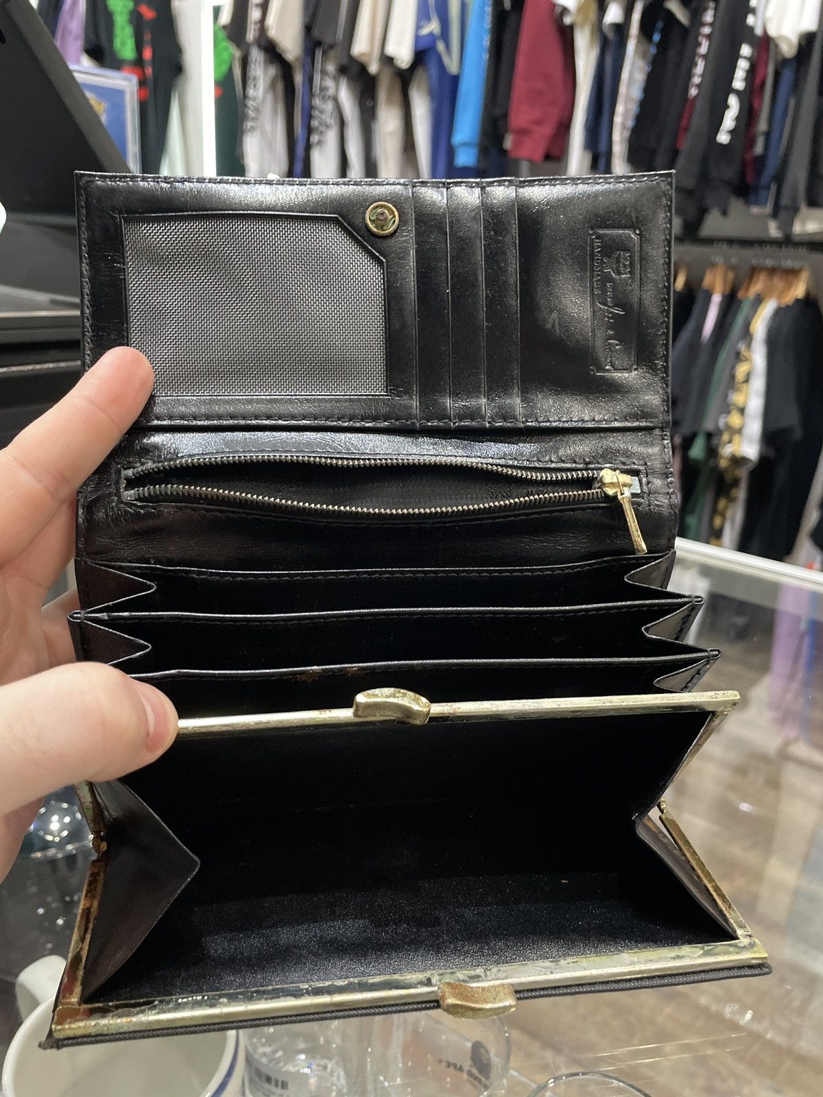 MCM MCM Black Nylon Printed Continental Long Wallet Size ONE SIZE - 4 Thumbnail