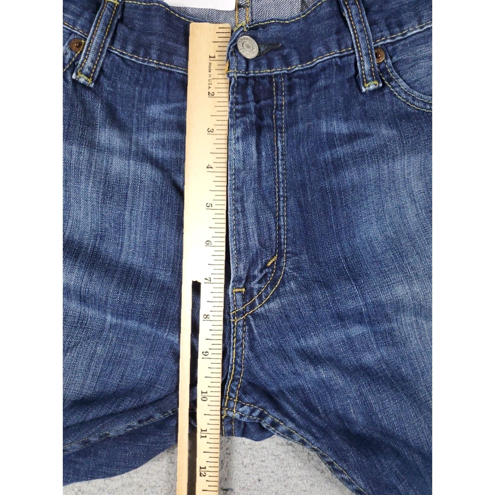 Levi's Levis Mens Straight Leg Jeans 36x30 Blue Casual Denim Pants Size US 36 / EU 52 - 3 Thumbnail