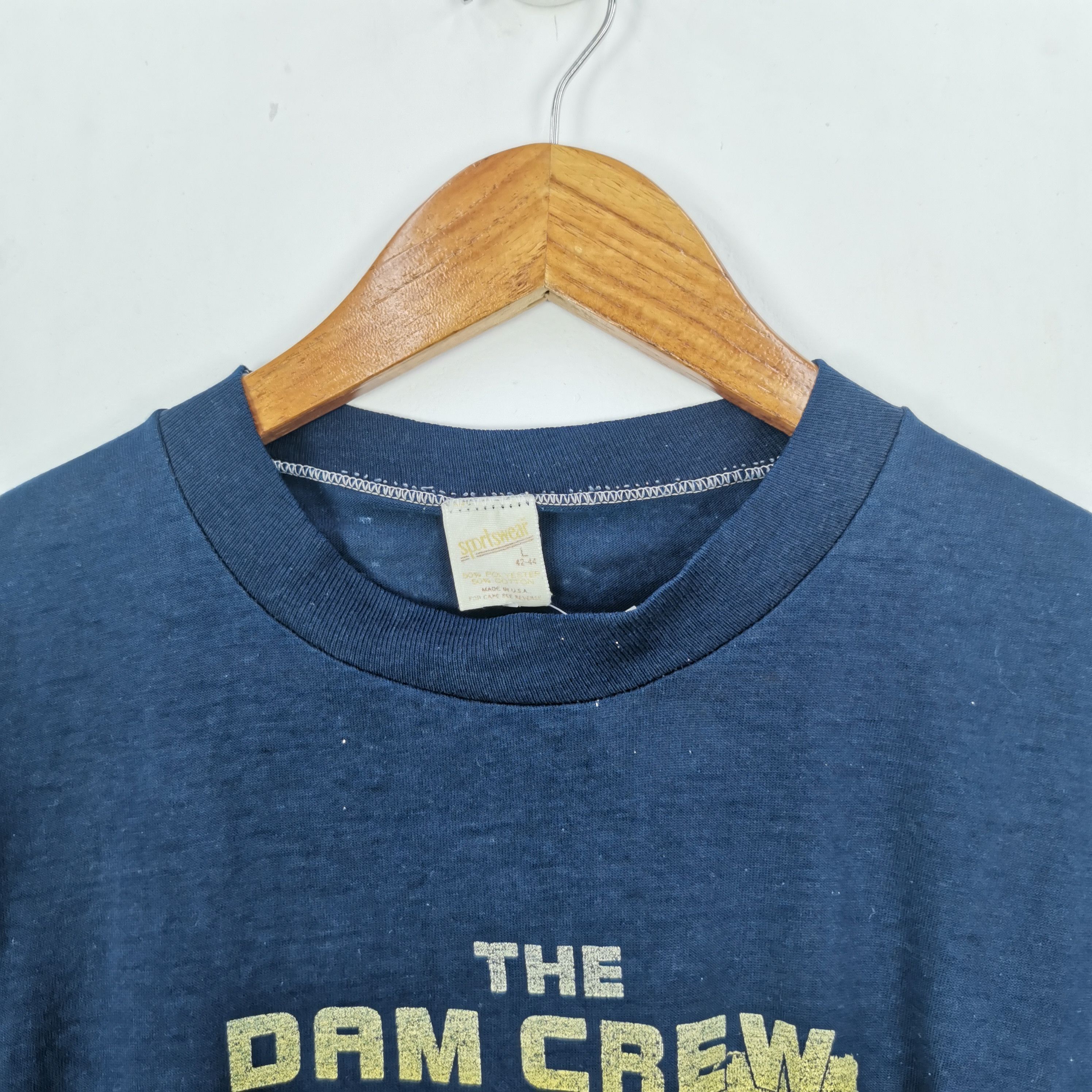 Vintage Vintage 90s The Dam Crew T-Shirt Hydro Electric Crewneck Tee Size US M / EU 48-50 / 2 - 5 Thumbnail