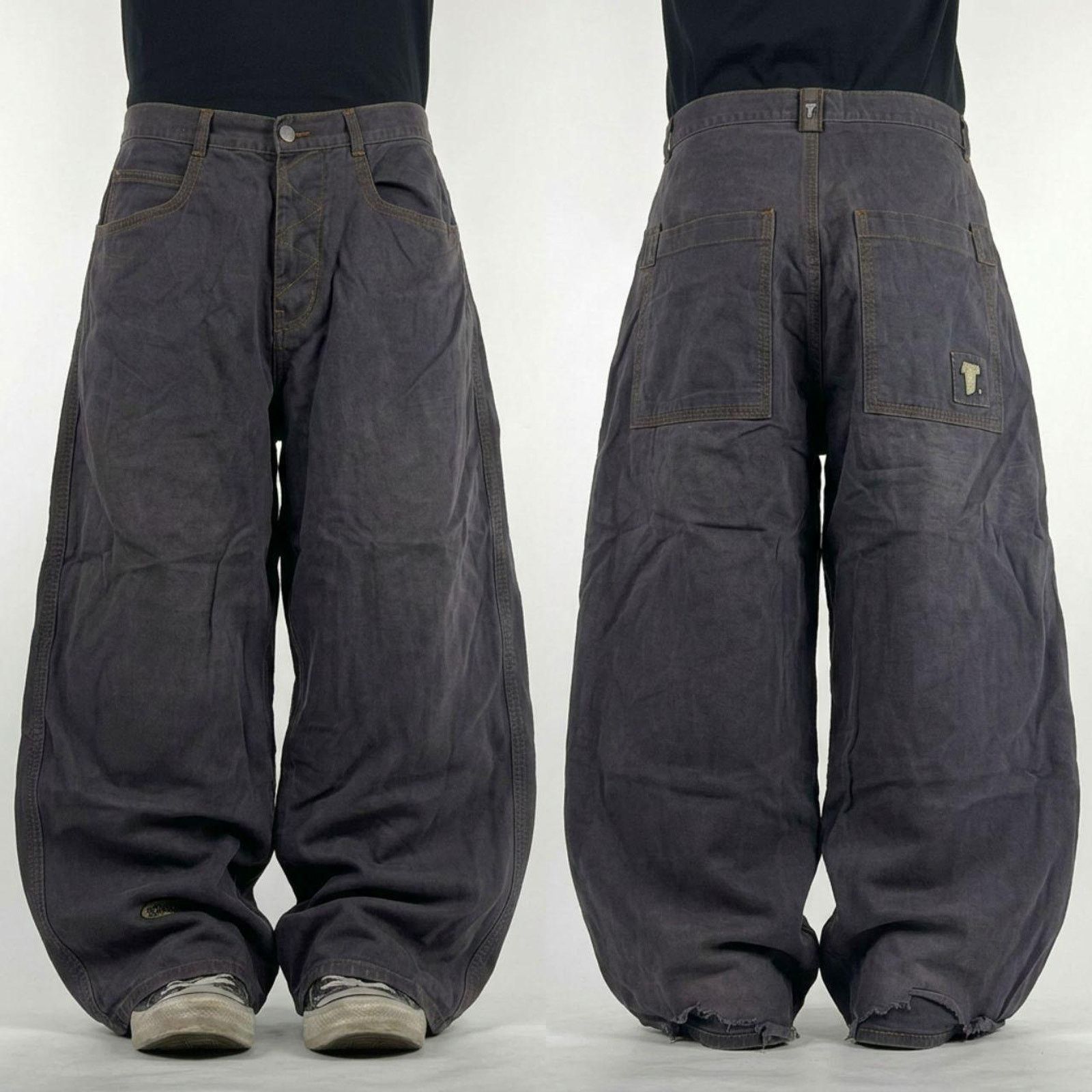 Diesel × Vintage Y2K Diesel Splatter Bleached Paint Jeans Denim 