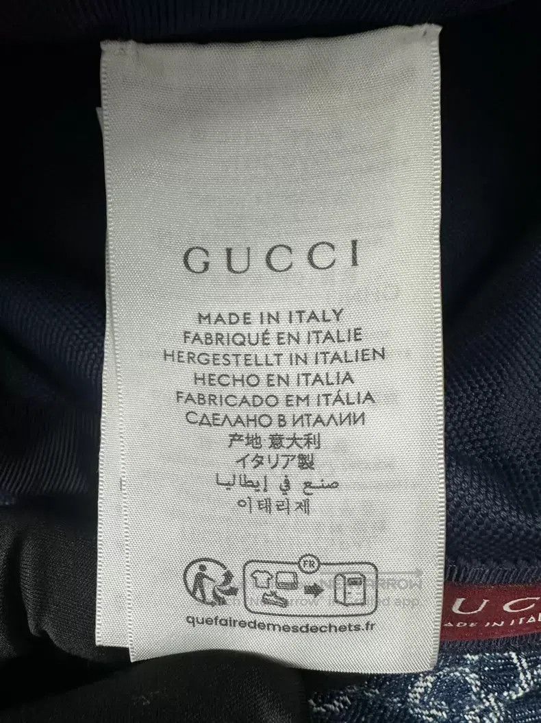 Gucci Gucci Size M Blue full-print logo fisherman's hat Size ONE SIZE - 4 Thumbnail