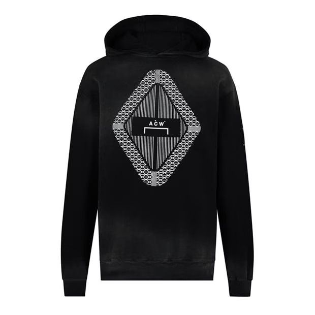 image of A Cold Wall O1G2R1Mq0524 Gradient Hoodies In Black, Men's (Size Medium)