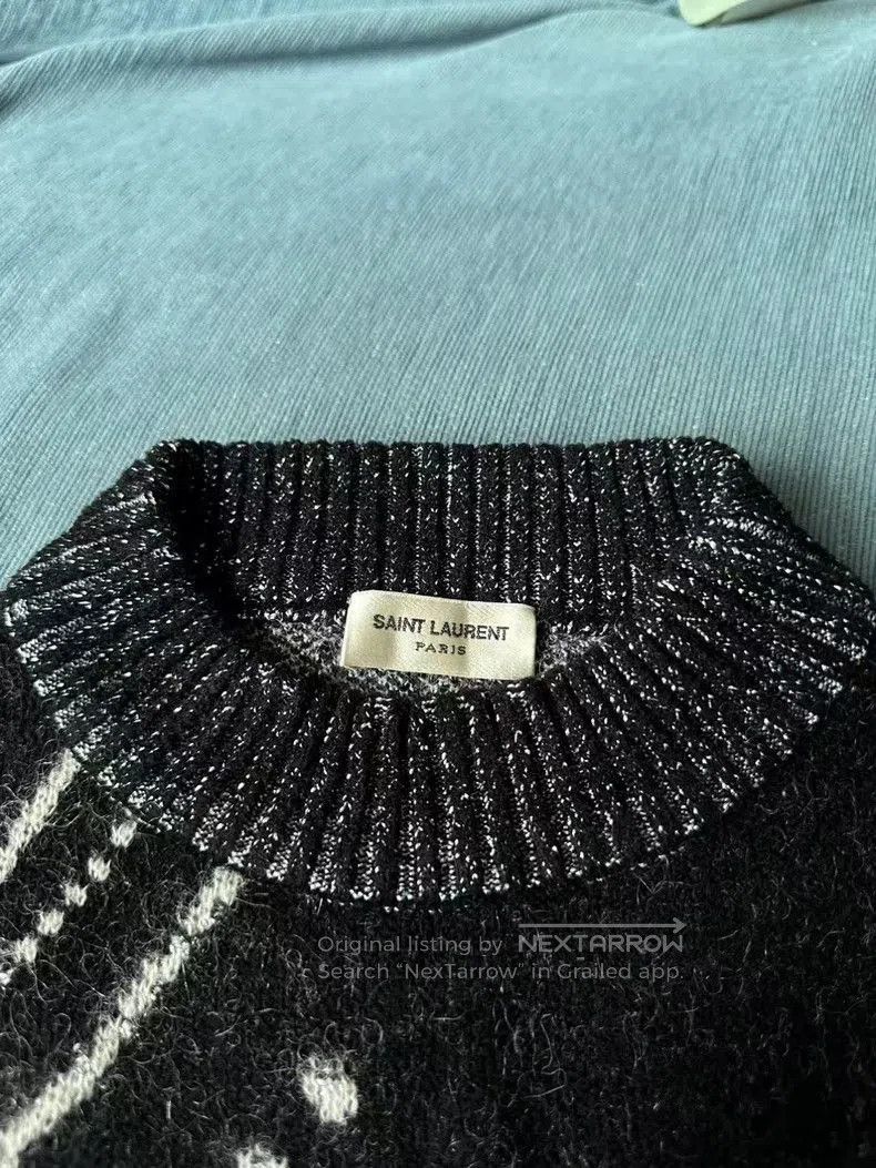 Saint Laurent Paris Saint Laurent Paris Starry Sky Sweater. Size US S / EU 44-46 / 1 - 3 Thumbnail