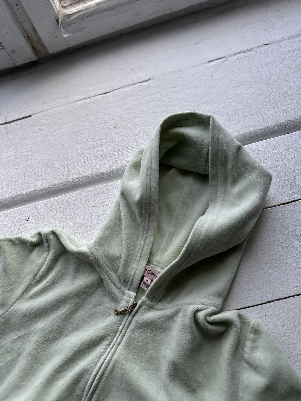 Vintage 🚨Vintage JUICY COUTURE ZIP HOODIE LOGO 90s RARE Y2K Size XL / US 12-14 / IT 48-50 - 15 Thumbnail