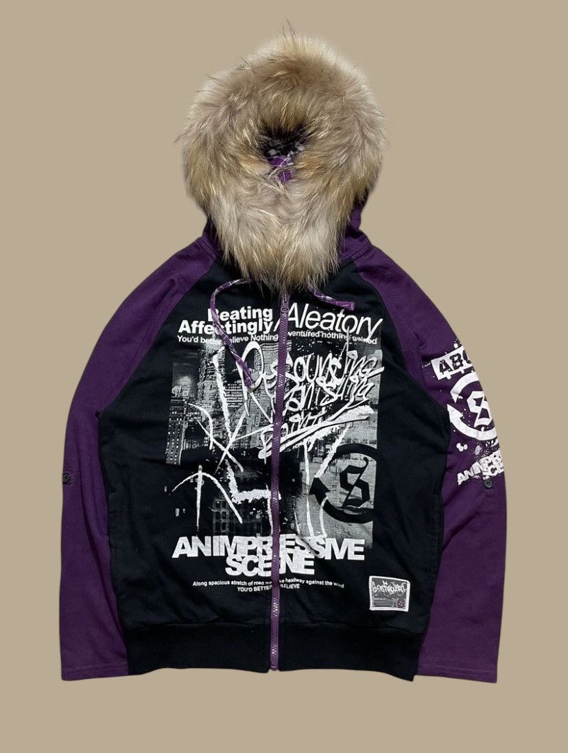If Six Was Nine Poem LGB If Six Was Nine Style Faux Fur Zip Hoodie Jacket Size US M / EU 48-50 / 2 - 1 Thumbnail