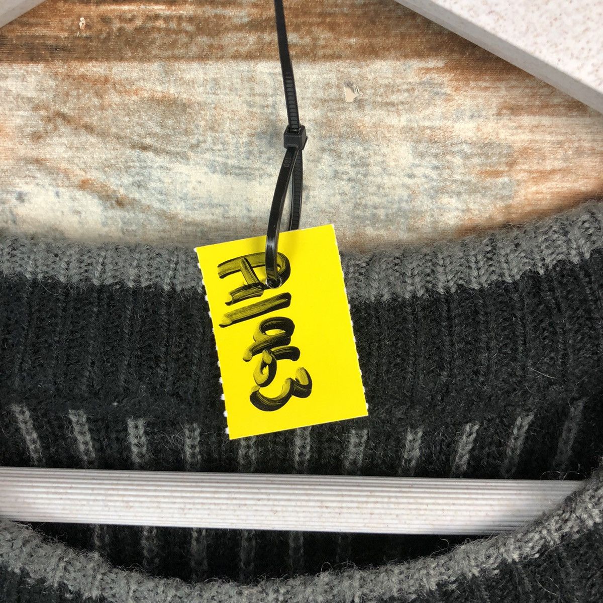 Homespun Knitwear Japanese Brand Grey vintage Knitwear #A1963 Size US M / EU 48-50 / 2 - 9 Thumbnail