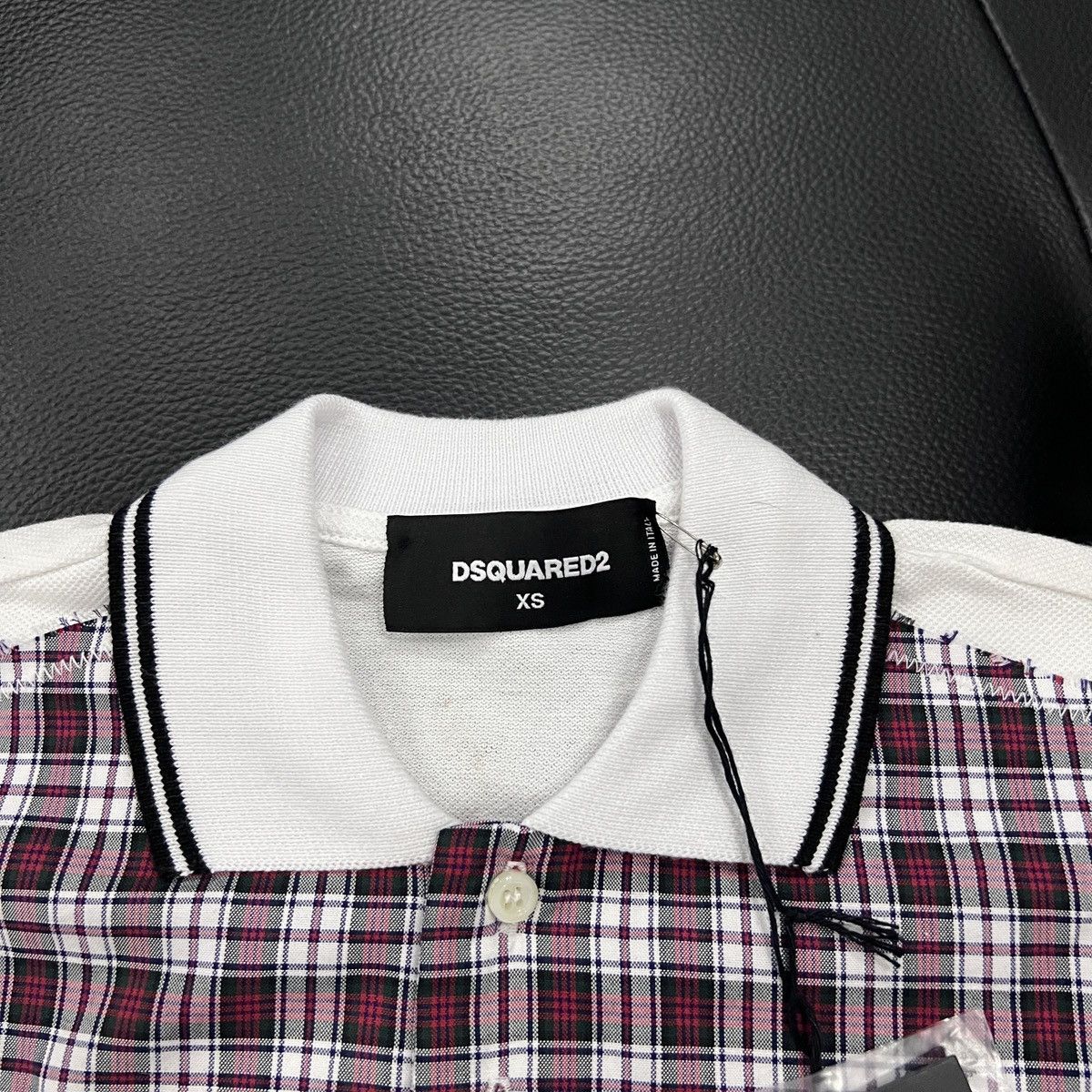 Dsquared2 Dsquared2 D2 Patchwork Plaid Polo Shirt Size XS / US 0-2 / IT 36-38 - 4 Thumbnail