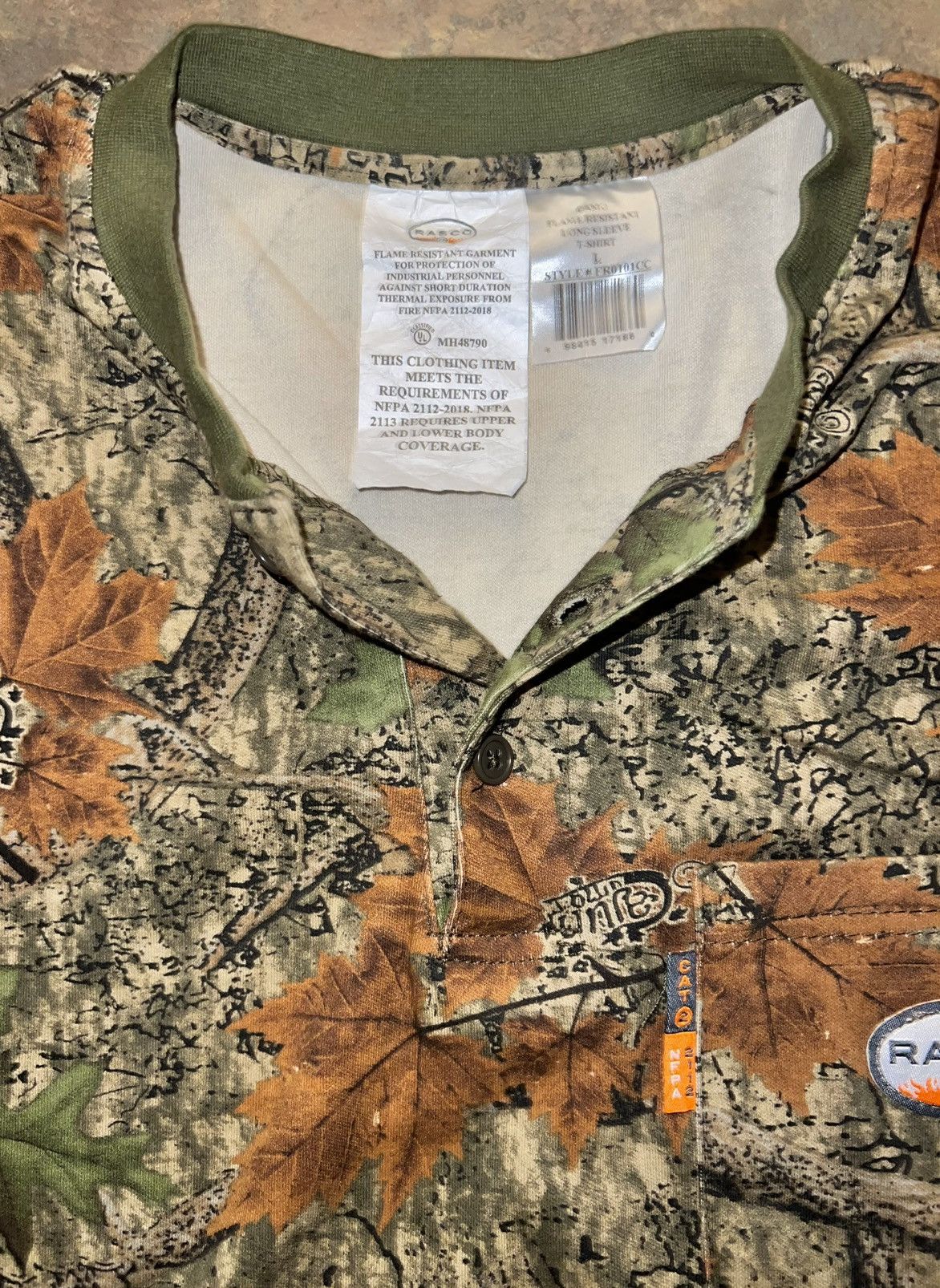Other RASCO CAMO HENLEY (FR) Size US L / EU 52-54 / 3 - 9 Thumbnail