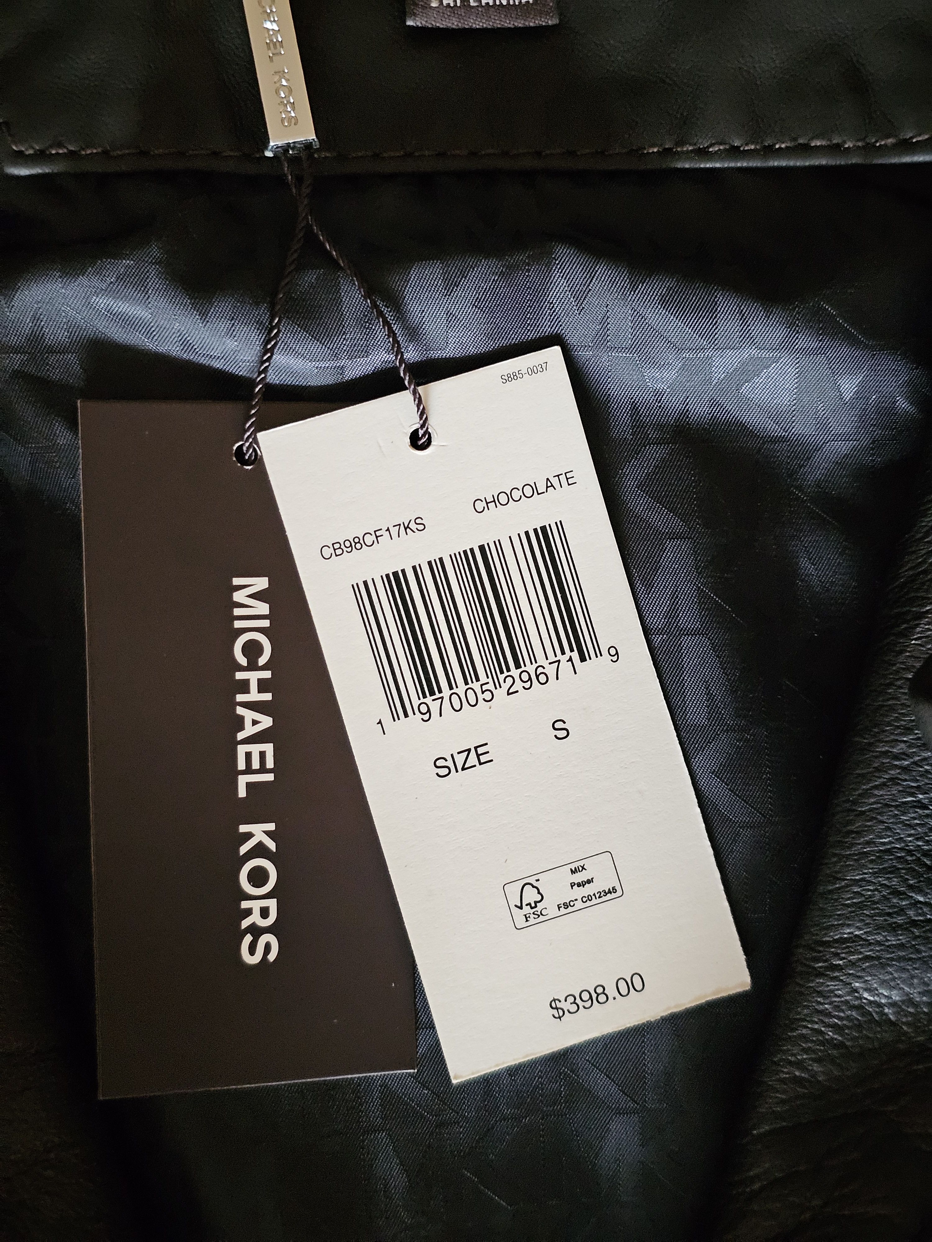 Michael Kors Michael Kors Men's Leather Racer Jacket New with tag Size US S / EU 44-46 / 1 - 16 Thumbnail
