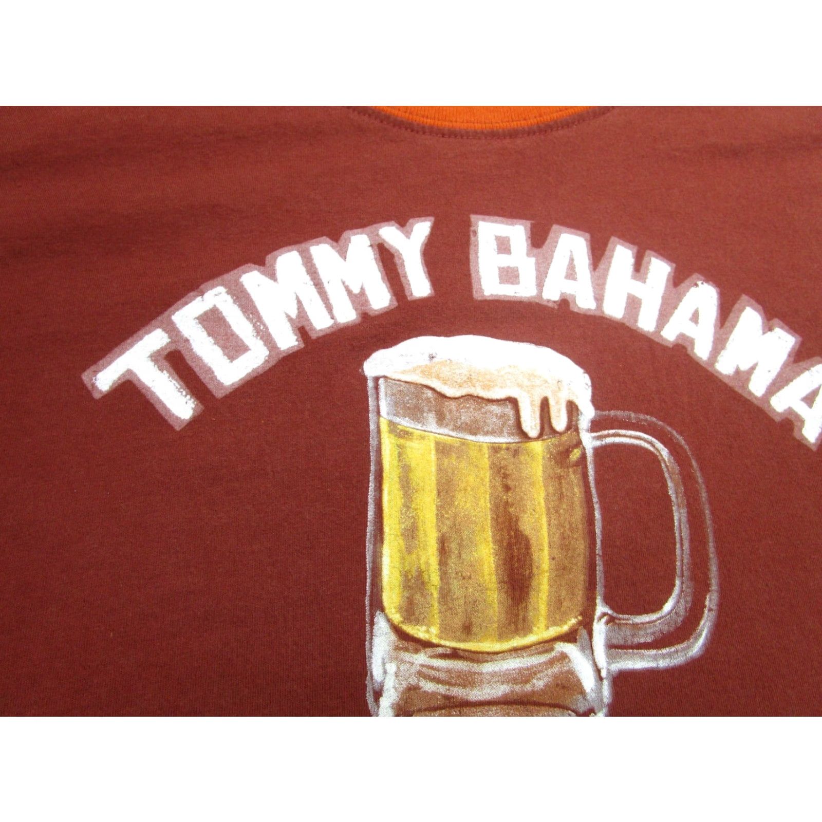 Tommy Bahama Tommy Bahama Graphic Print T-Shirt Mens XL Brown Beer Sports Dad Size US XL / EU 56 / 4 - 4 Thumbnail