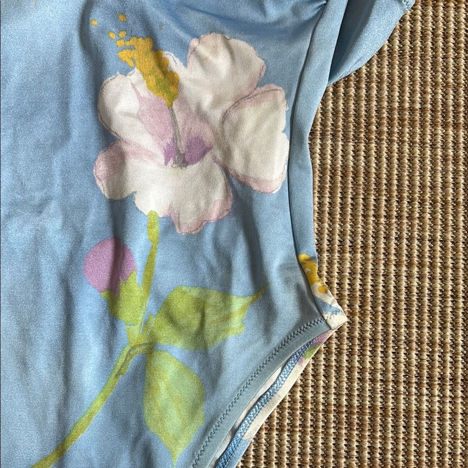 La Perla Oceano La Perla Blue and White One Piece Swimsuit Size M Size ONE SIZE - 3 Thumbnail
