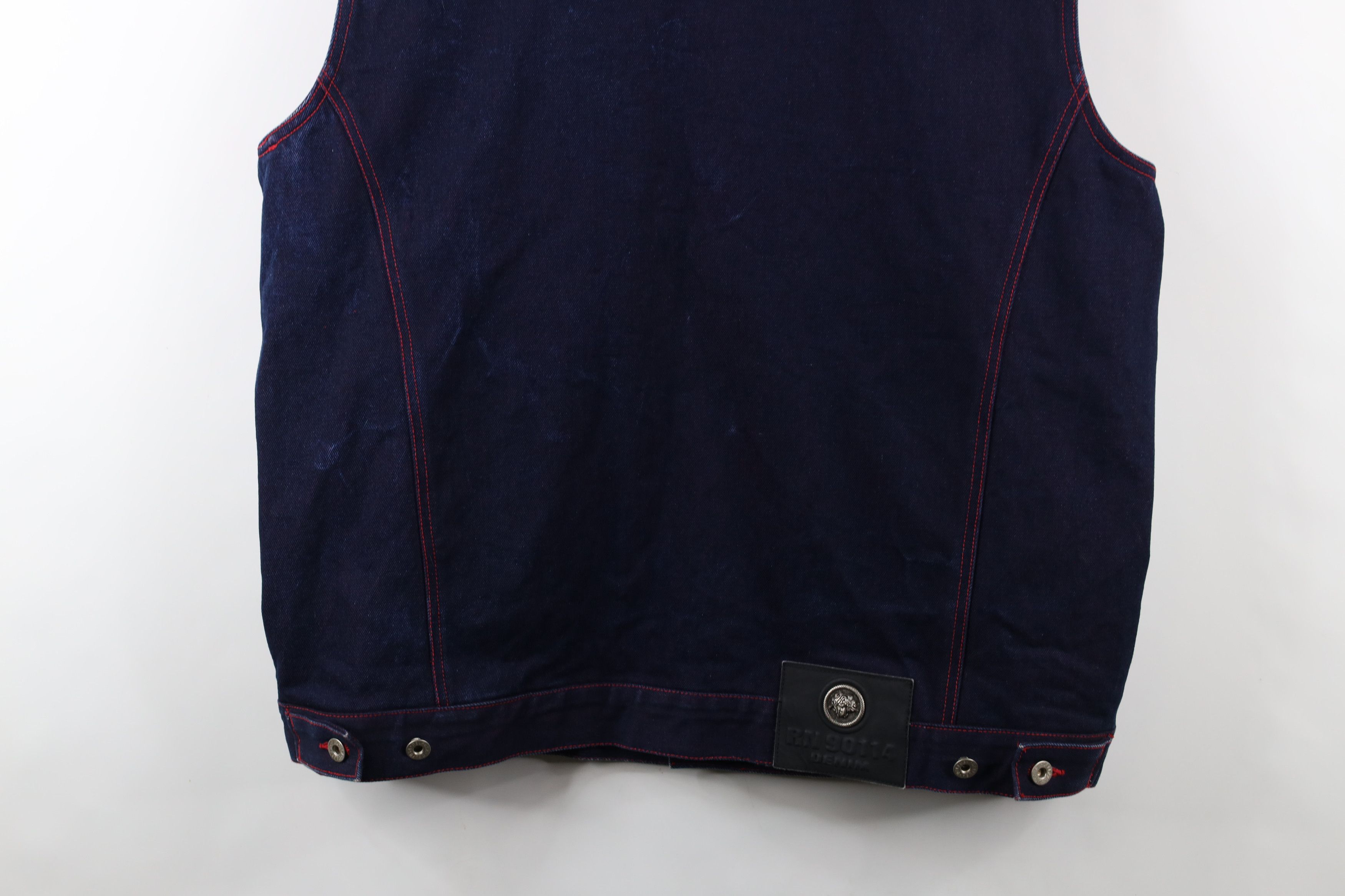 Vintage Vintage 90s Y2K Streetwear Denim Jean Trucker Vest Jacket Size US L / EU 52-54 / 3 - 15 Thumbnail