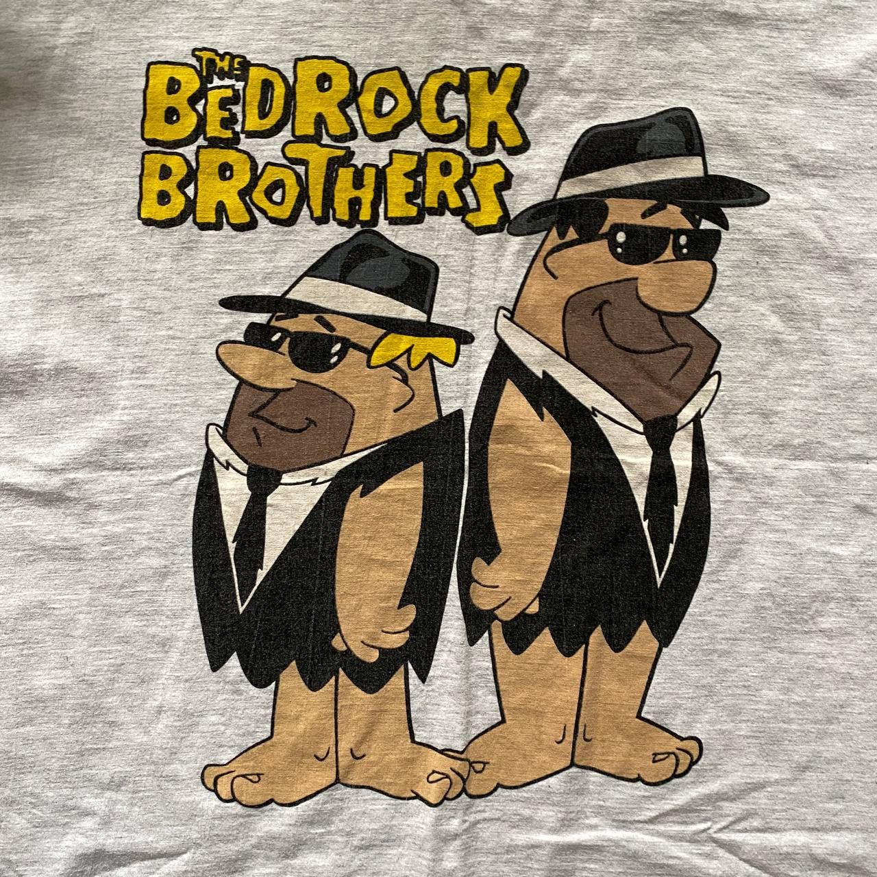 Band Tees VINTAGE Y2K THE FLINTSTONES X BLUES BROTHERS HUMOR TEE 125 Size US XL / EU 56 / 4 - 2 Thumbnail