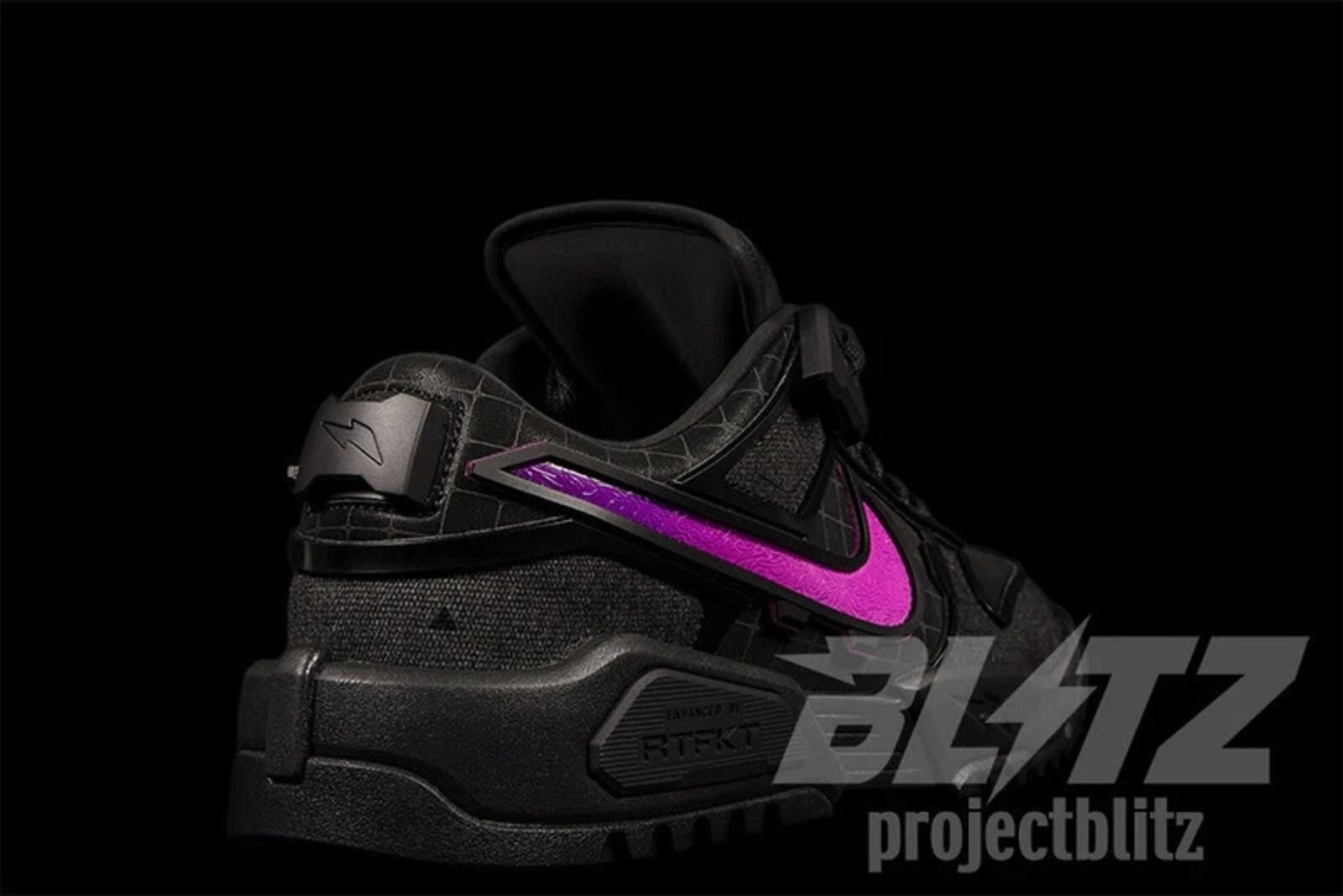 Nike NIKE RTFKT DUNK GENESIS VOID BLACK WILD BERRY HM4465-001 Size US 10.5 / EU 43-44 - 3 Thumbnail