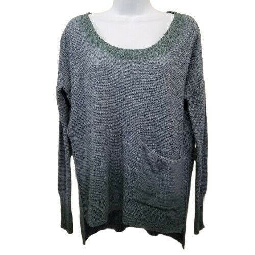 Anthropologie Moth S Ombre Green Blue Sweater Pocket Anthropologie UPTOWN Size S / US 4 / IT 40 - 2 Thumbnail