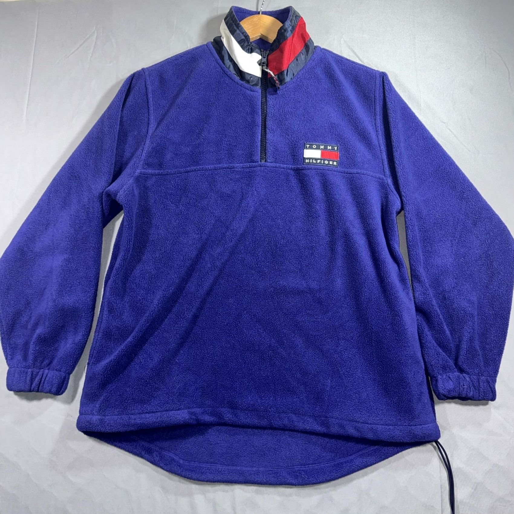 Tommy Hilfiger Tommy Hilfiger Fleece Pullover Sweatshirt Mens Small Blue 1/4 Zip Logo Sweater Size US S / EU 44-46 / 1 - 2 Thumbnail