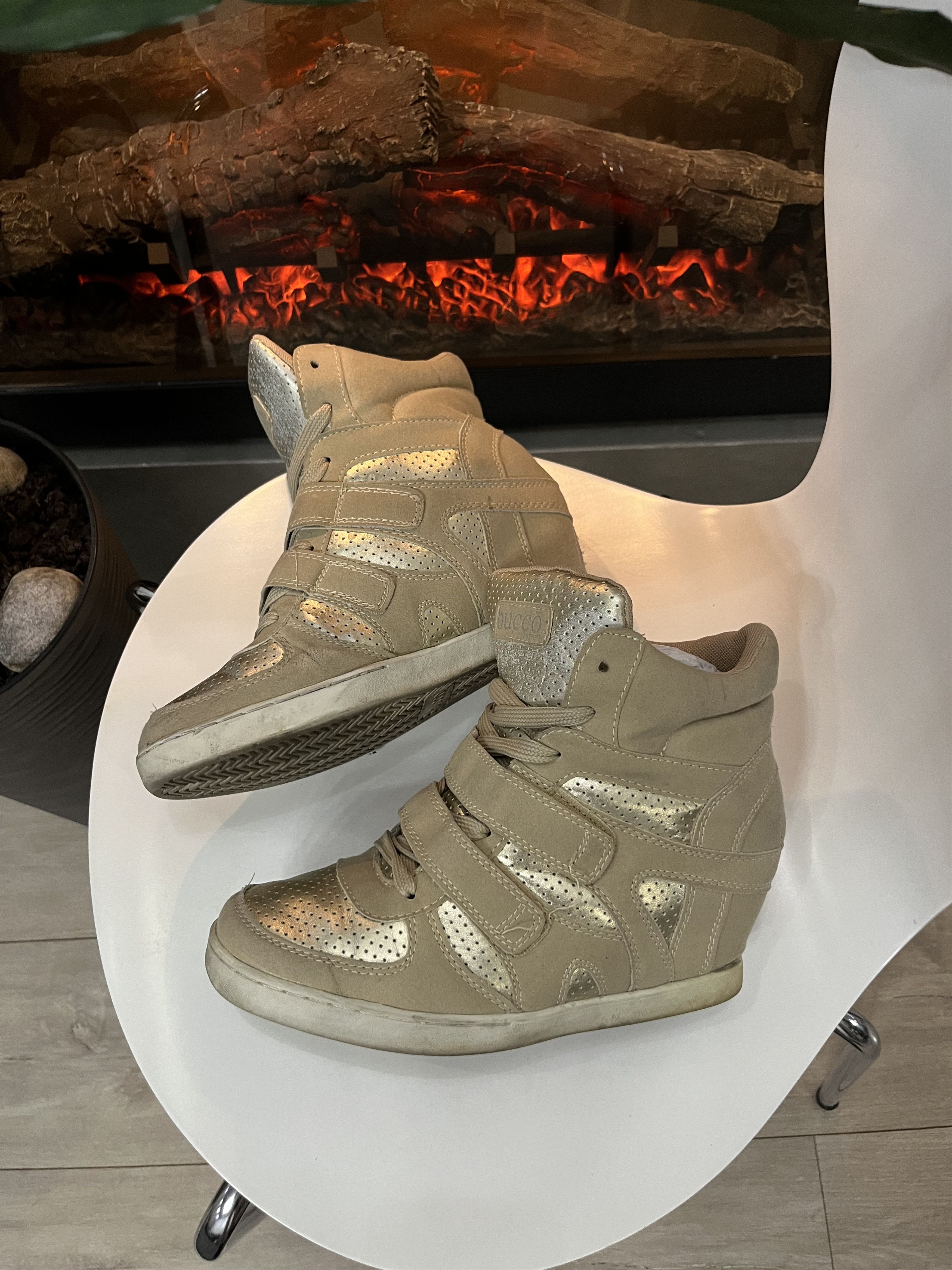 Isabel Marant 🔥00's Isabel Marant VIBE Bobby Bekett Wedge Sneakers Size US 10 / IT 40 - 3 Thumbnail