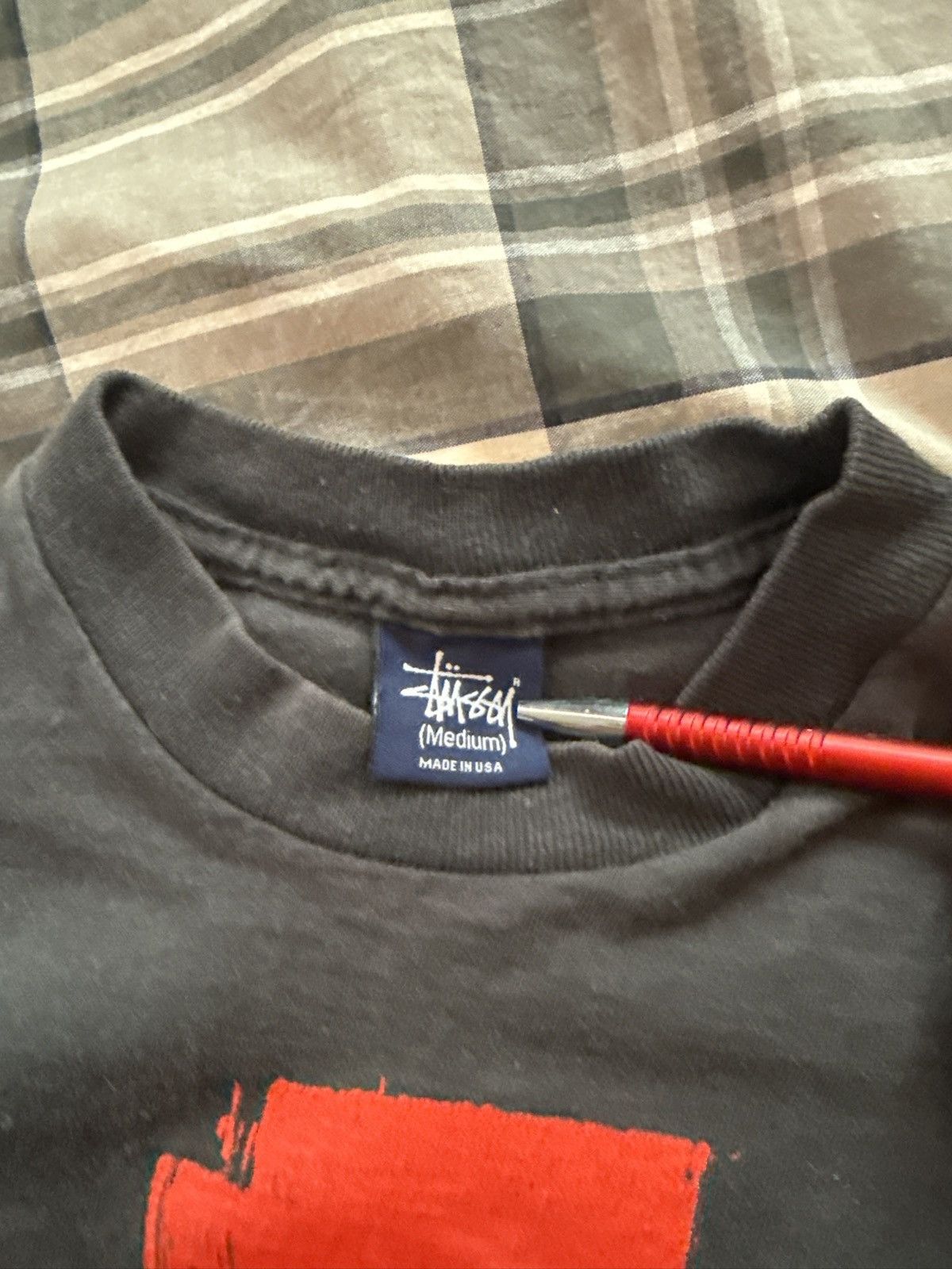 Stussy Stussy Black Paint T-Shirt Size US M / EU 48-50 / 2 - 5 Thumbnail