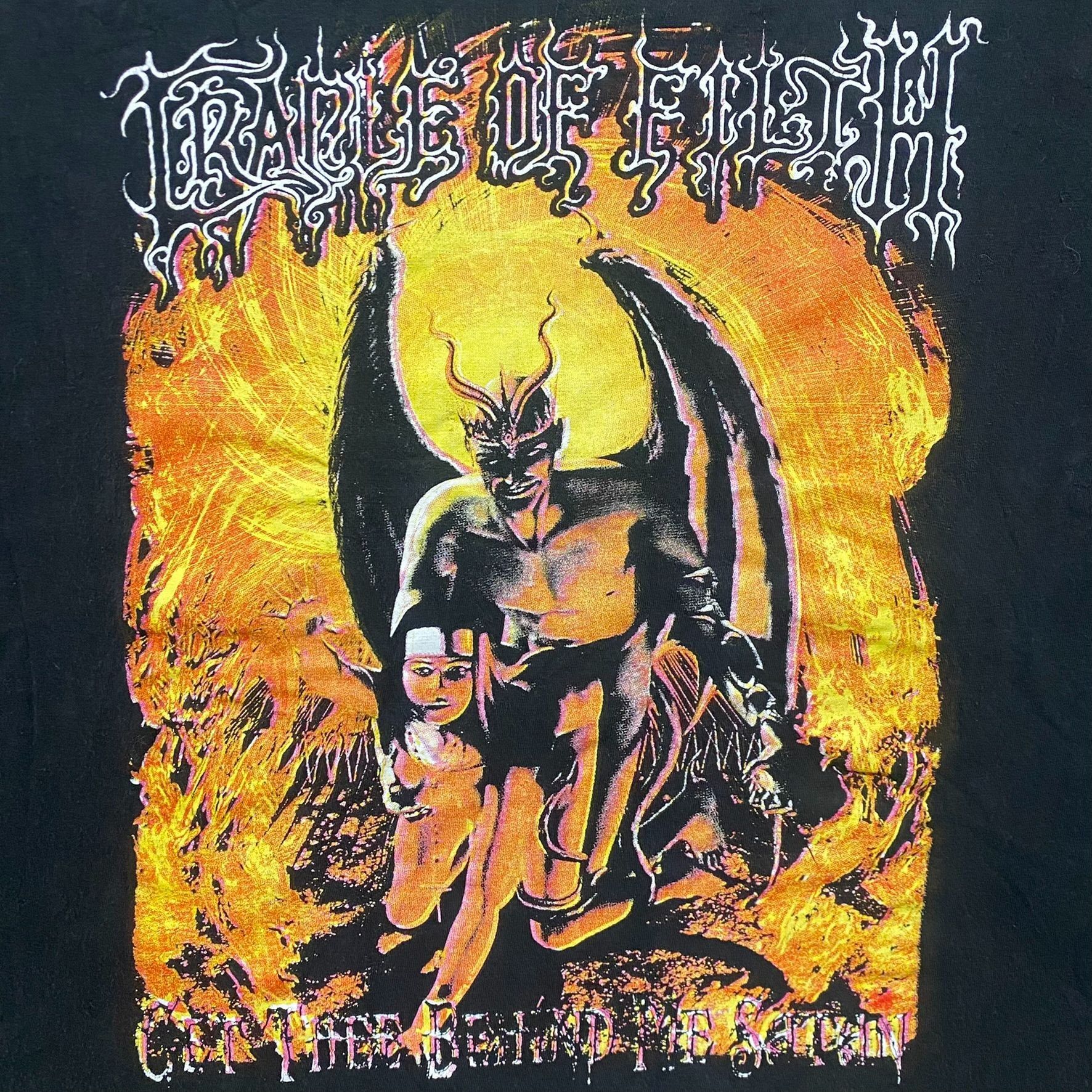 Band Tees Vintage 90s Cradle of Filth Behind Satan Gothic Metal Band T Size US S / EU 44-46 / 1 - 3 Thumbnail
