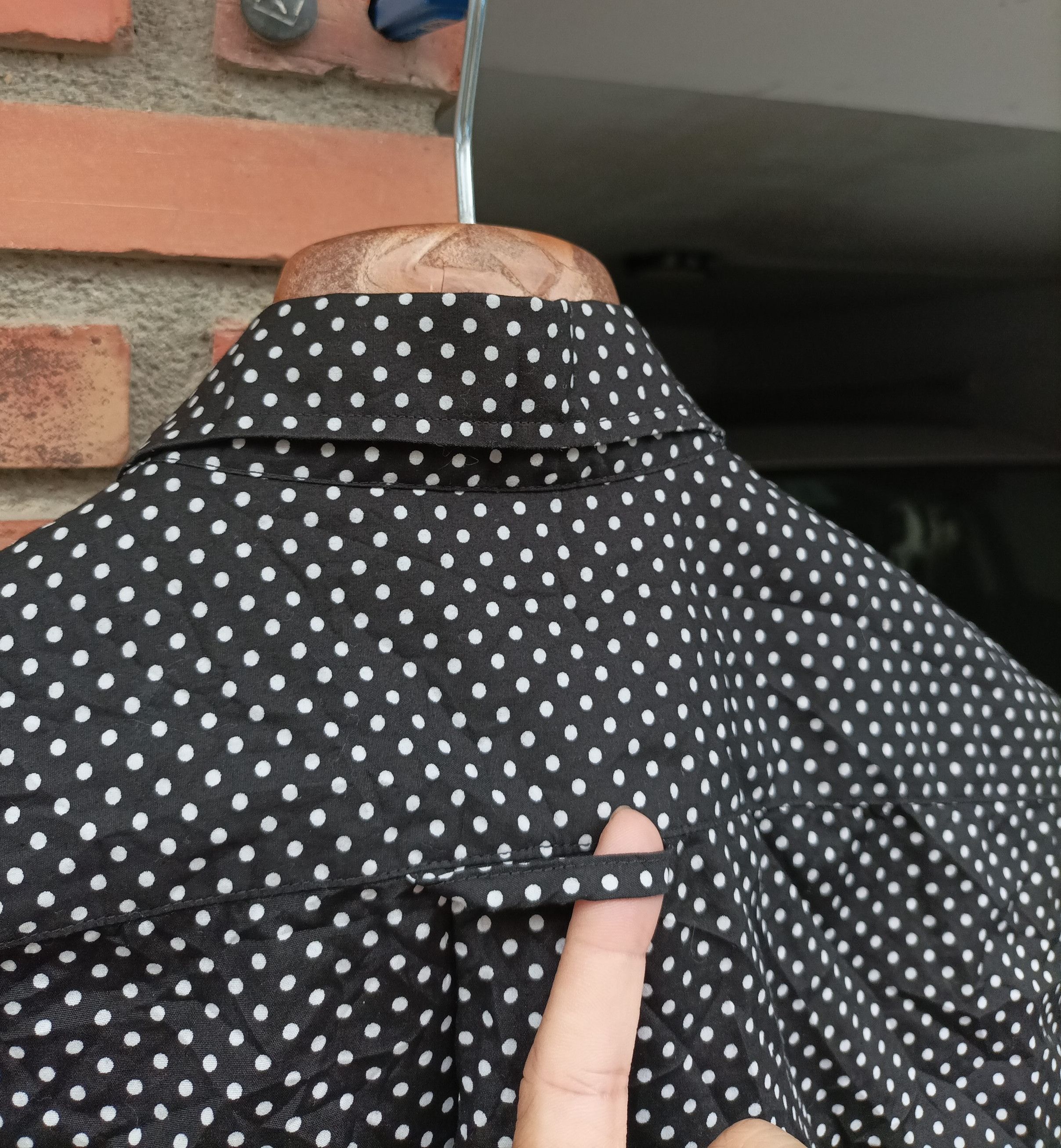 Beams Plus × Japanese Brand (S355) Beams Black White Dot Button Up Short Sleeve Shirt S Size US S / EU 44-46 / 1 - 12 Thumbnail